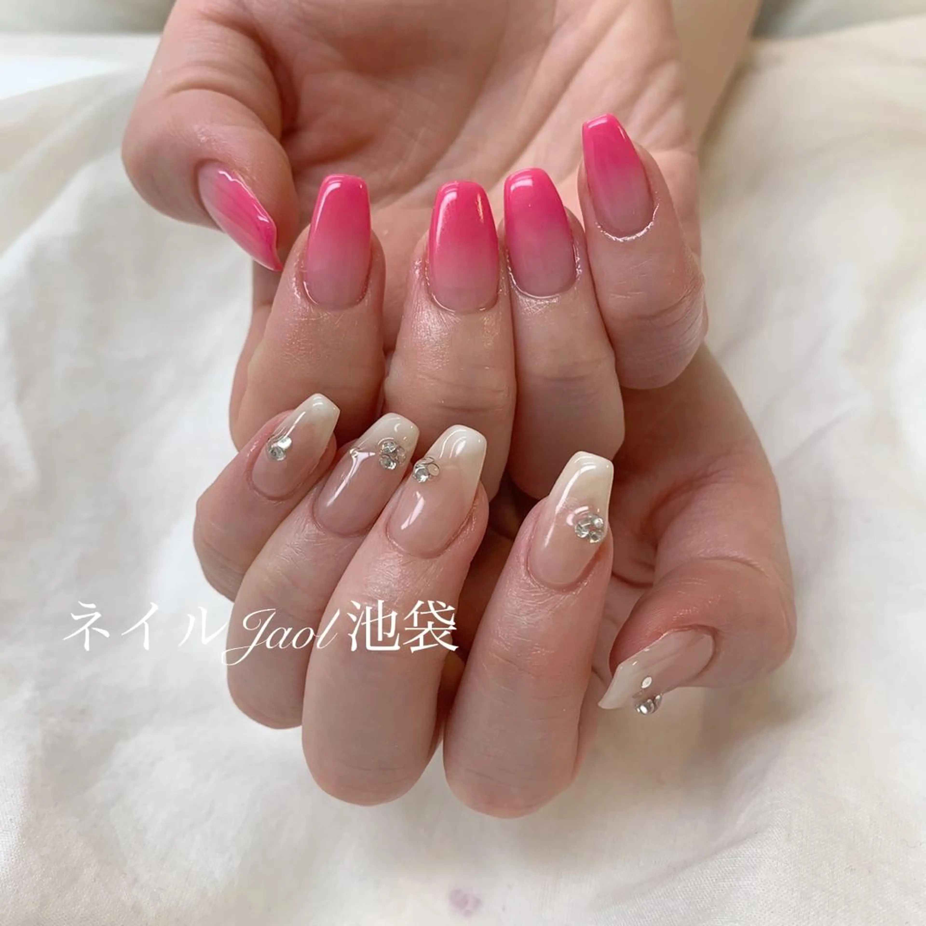 セミロング ネイルJaol 池袋のネイルデザイン