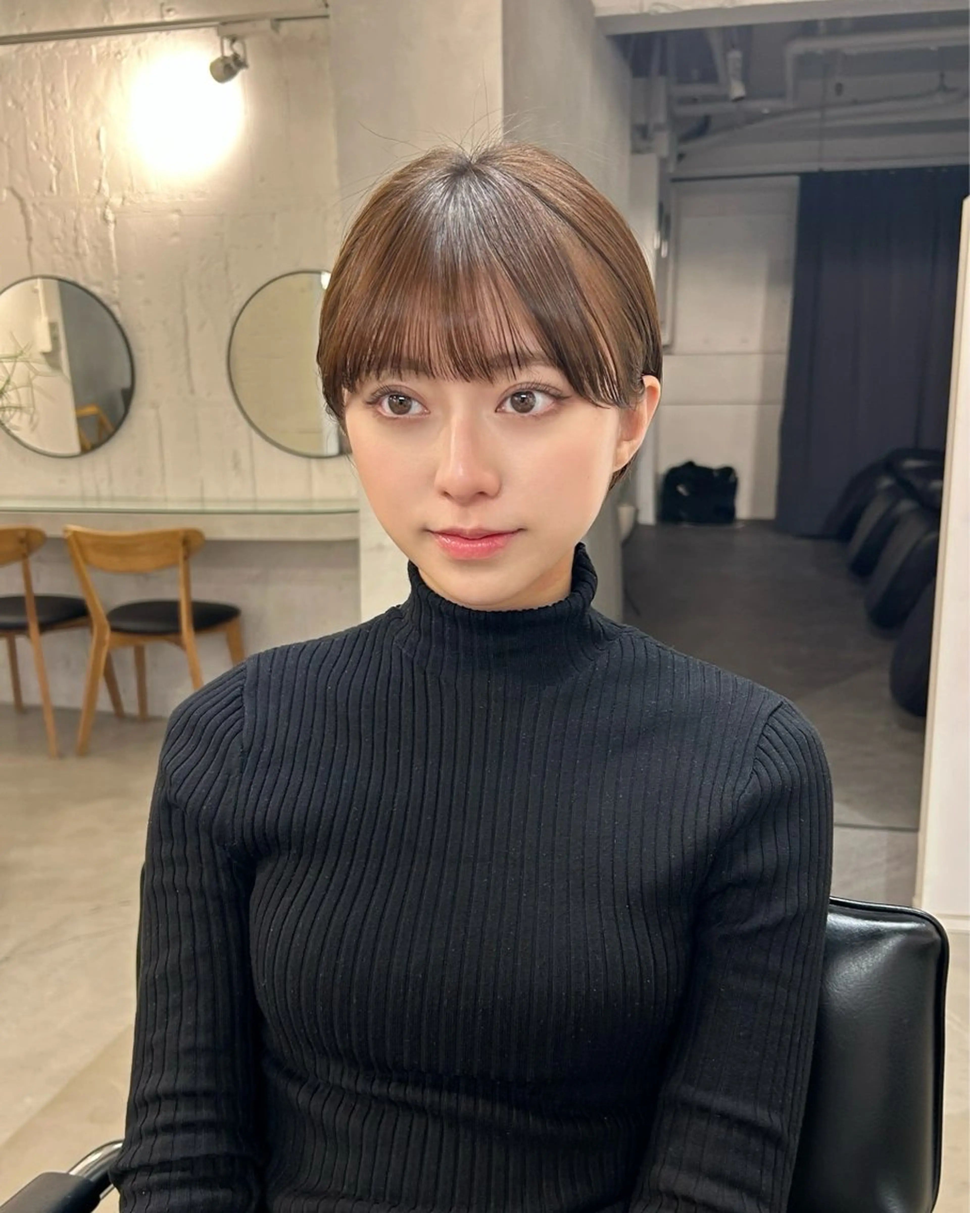 ショート カラー ショートボブ ブラウンカラー ボブ ショートヘア ❤️ショートカット ・顔周りカット❤️のヘアスタイル