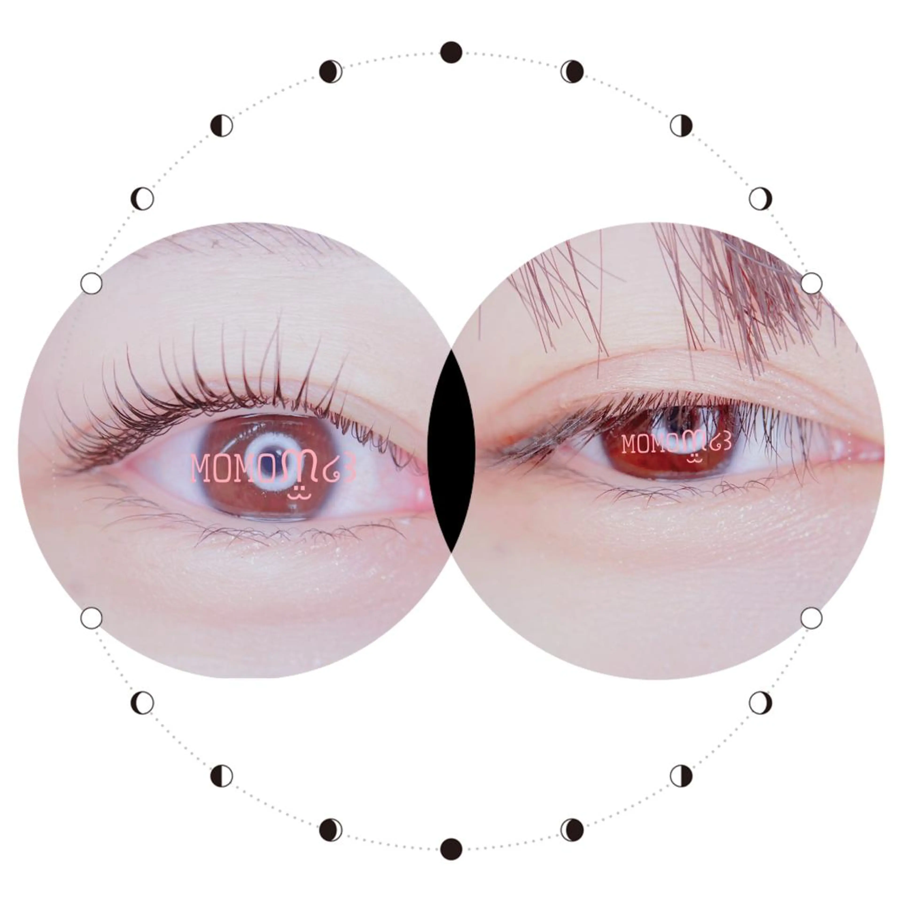 マツエク・マツパ フラットラッシュ ナチュラル パリジェンヌラッシュリフト 下まつげエクステ 一重×まつ毛パーマ マツパ モテデザインのプロ モモ🍑のマツエク・マツパデザイン