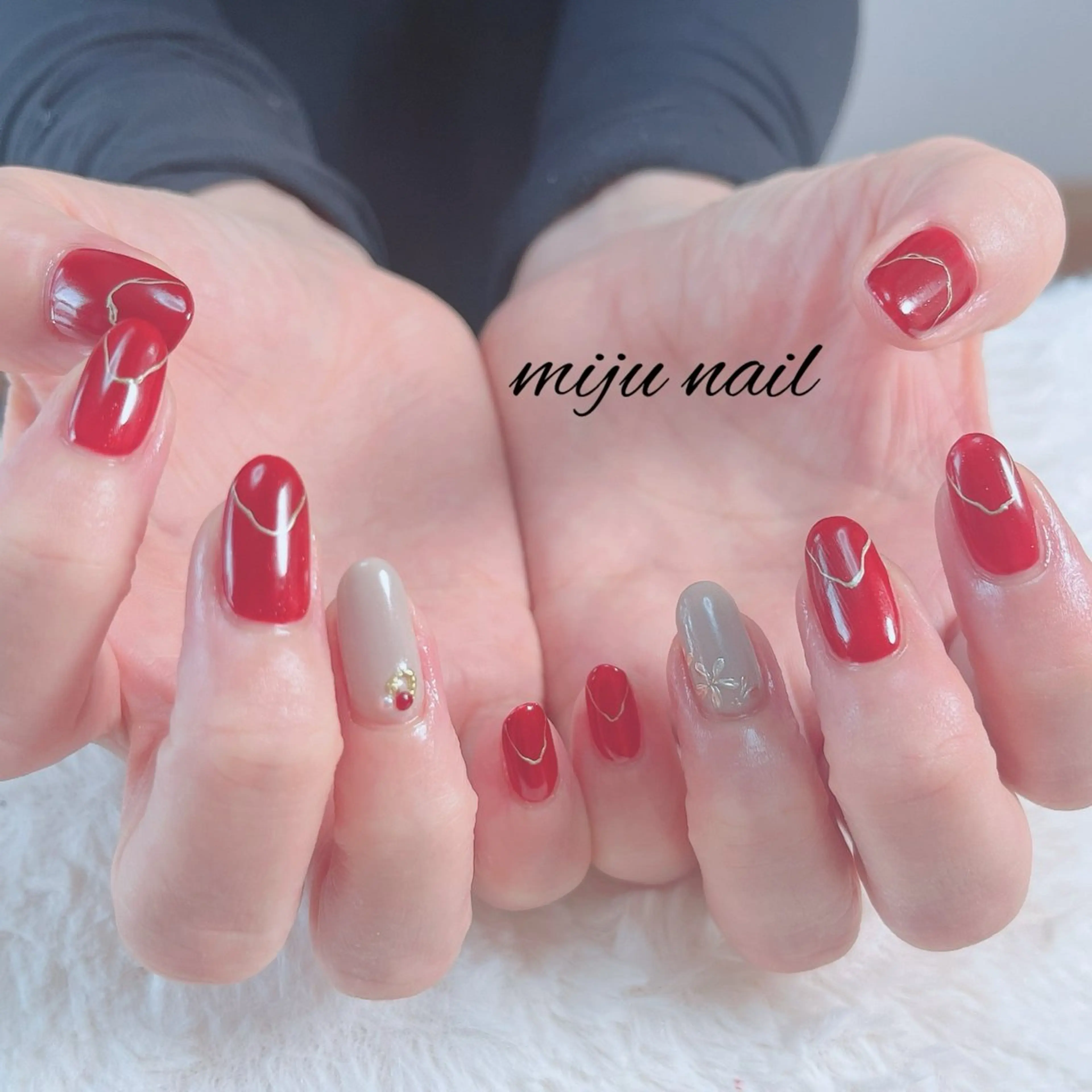 ネイル ❁miju nail 大人上品/自爪育成のネイルデザイン
