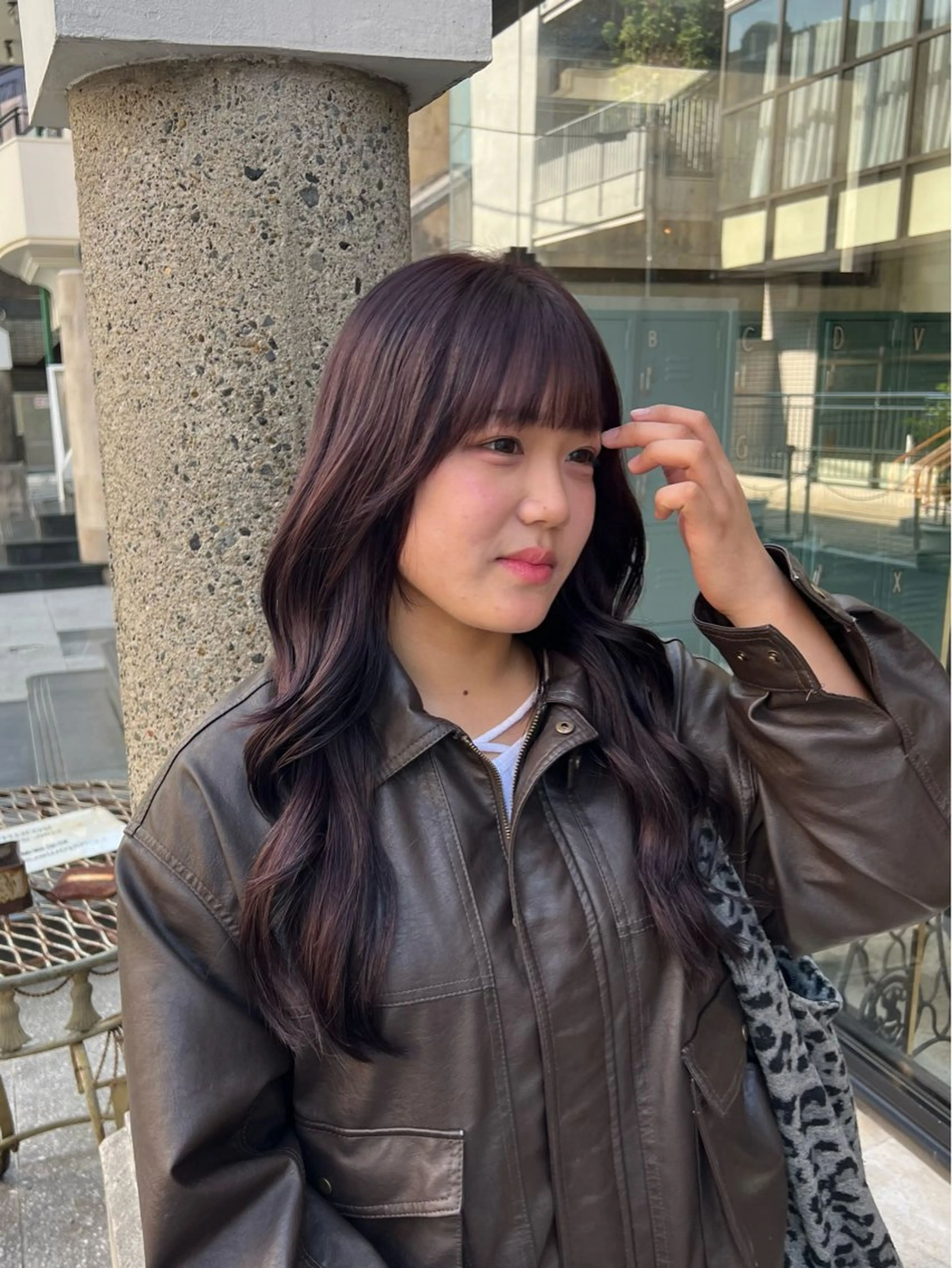 ロング カラー ヘアアレンジ ブラウンカラー 透明感カラー レッドカラー レッドブラウン 顔まわりレイヤー カット ヘアカラー トリートメント レイヤー/艶髪矯正 🪐takushiのヘアスタイル