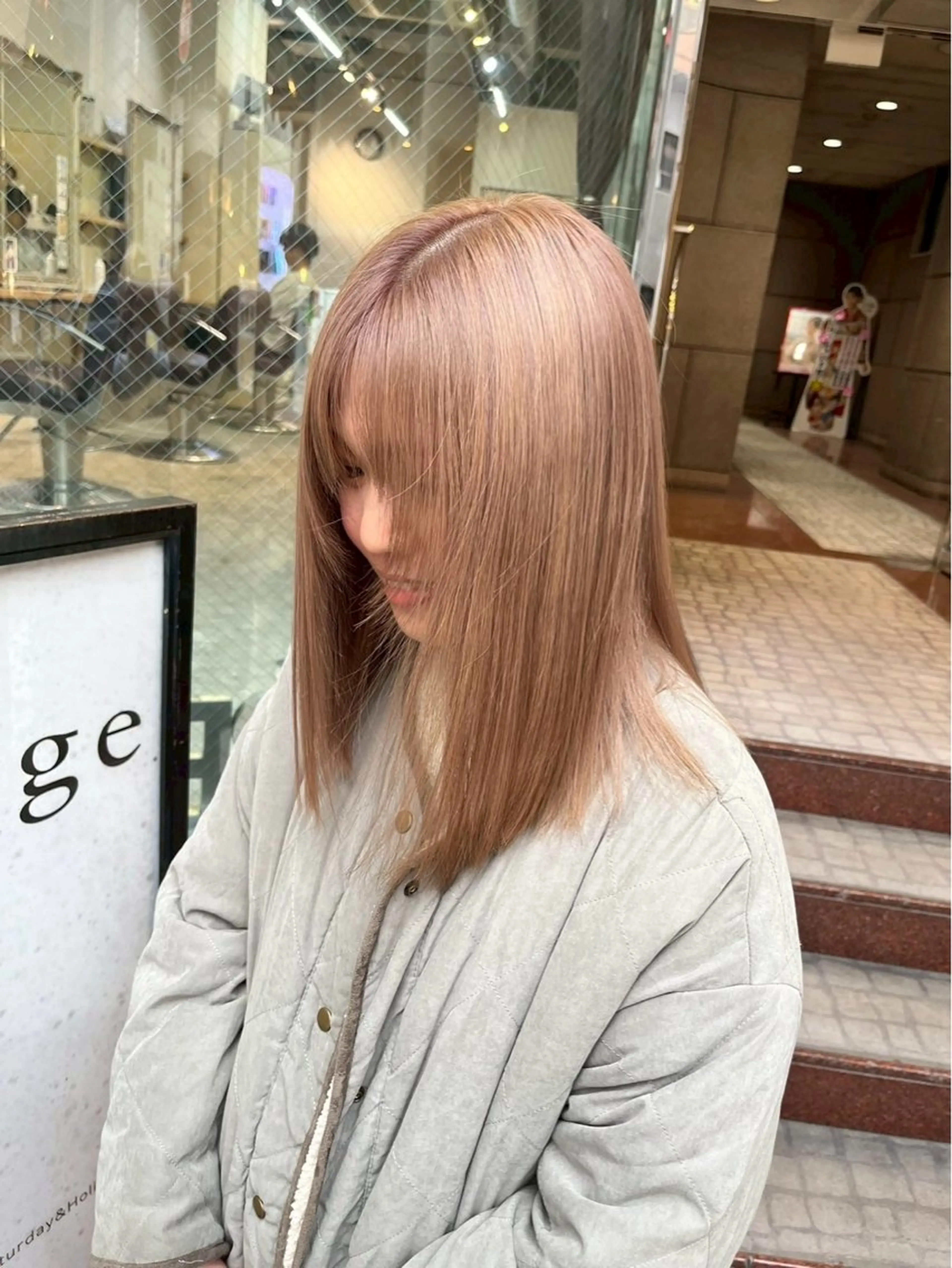 カラー zest/bis Rin ʚ🎀ɞのヘアスタイル