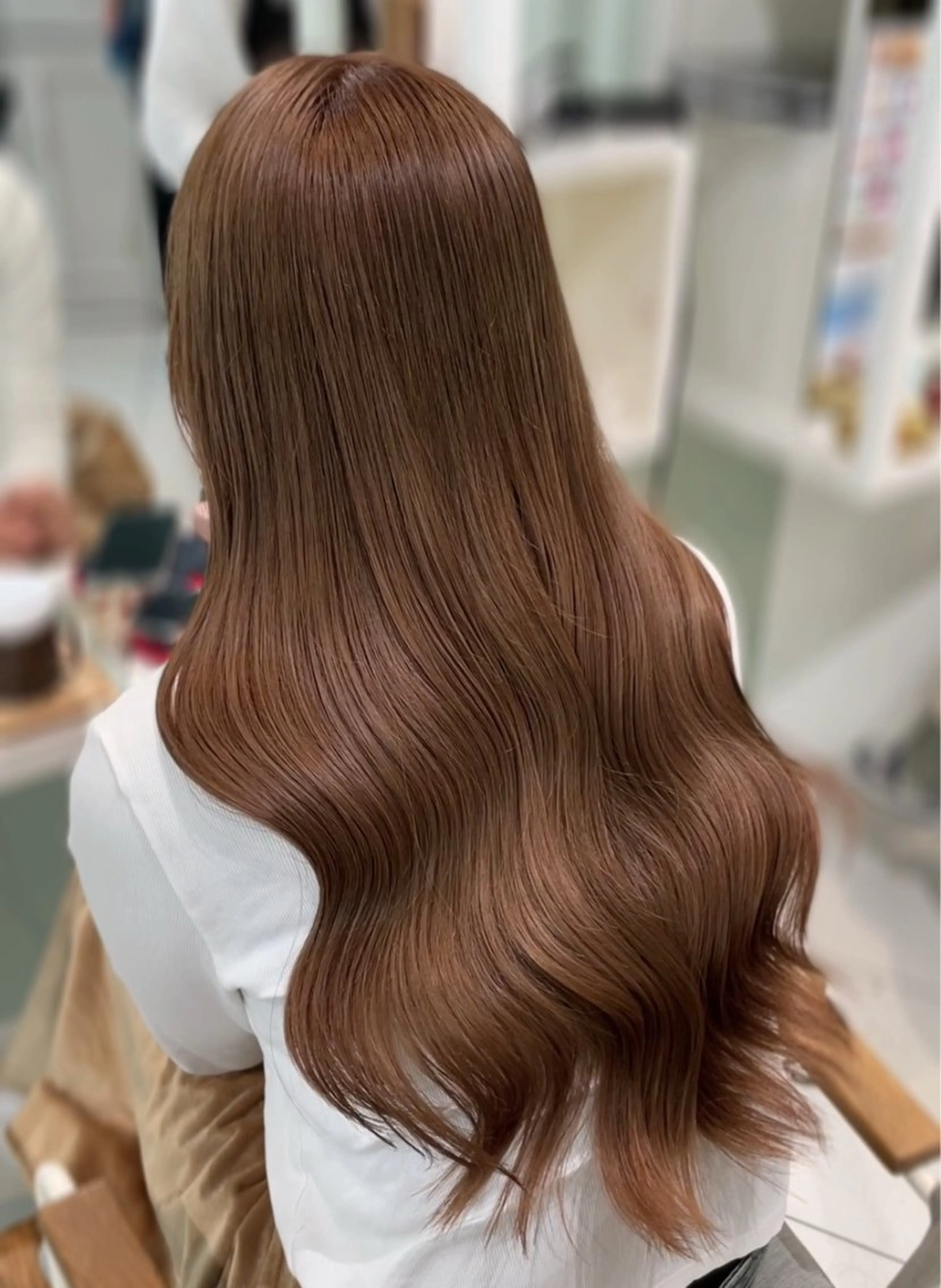 🎀前髪カット＋ブリーチなしダブルカラー＋トリートメント🎀の写真