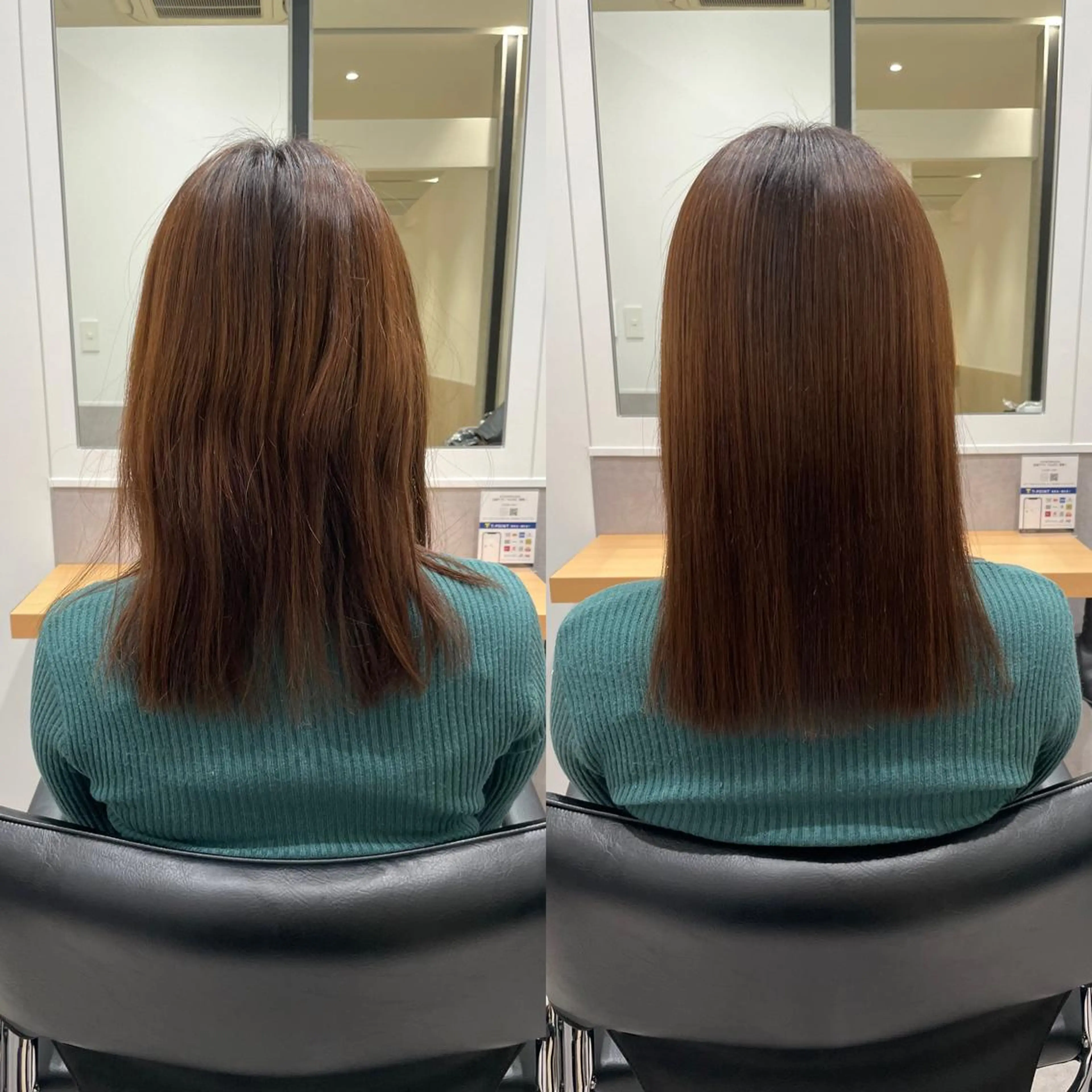 セミロング 髪質改善 トリートメント 酸熱トリートメント 髪質改善ヘアケア 艶髪特化/上田のヘアスタイル