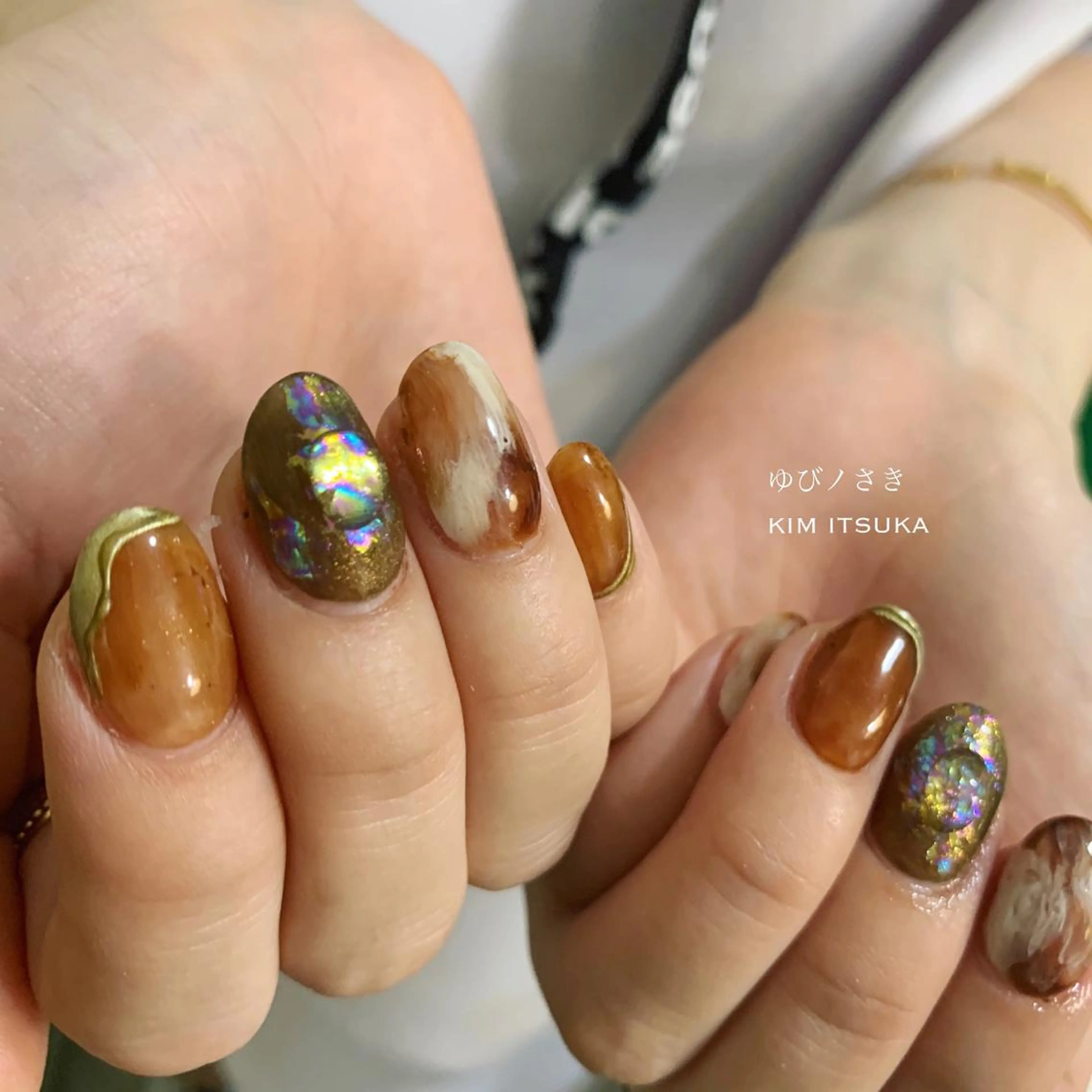 ネイル ゆびノさき茨木店 ニュアンス/アートのネイルデザイン