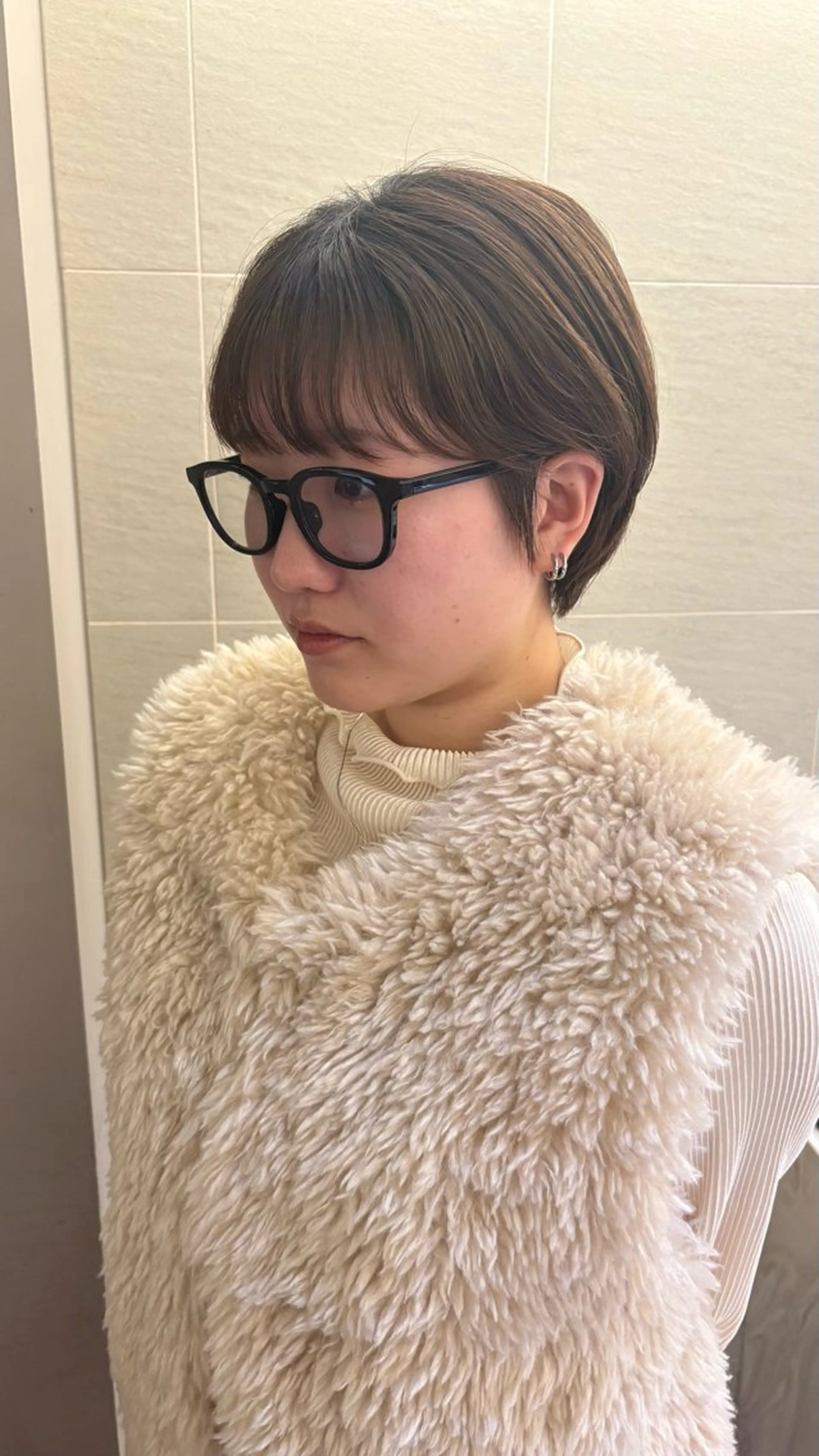 ショート 《無料カットモデル / perm》ナミのヘアスタイル