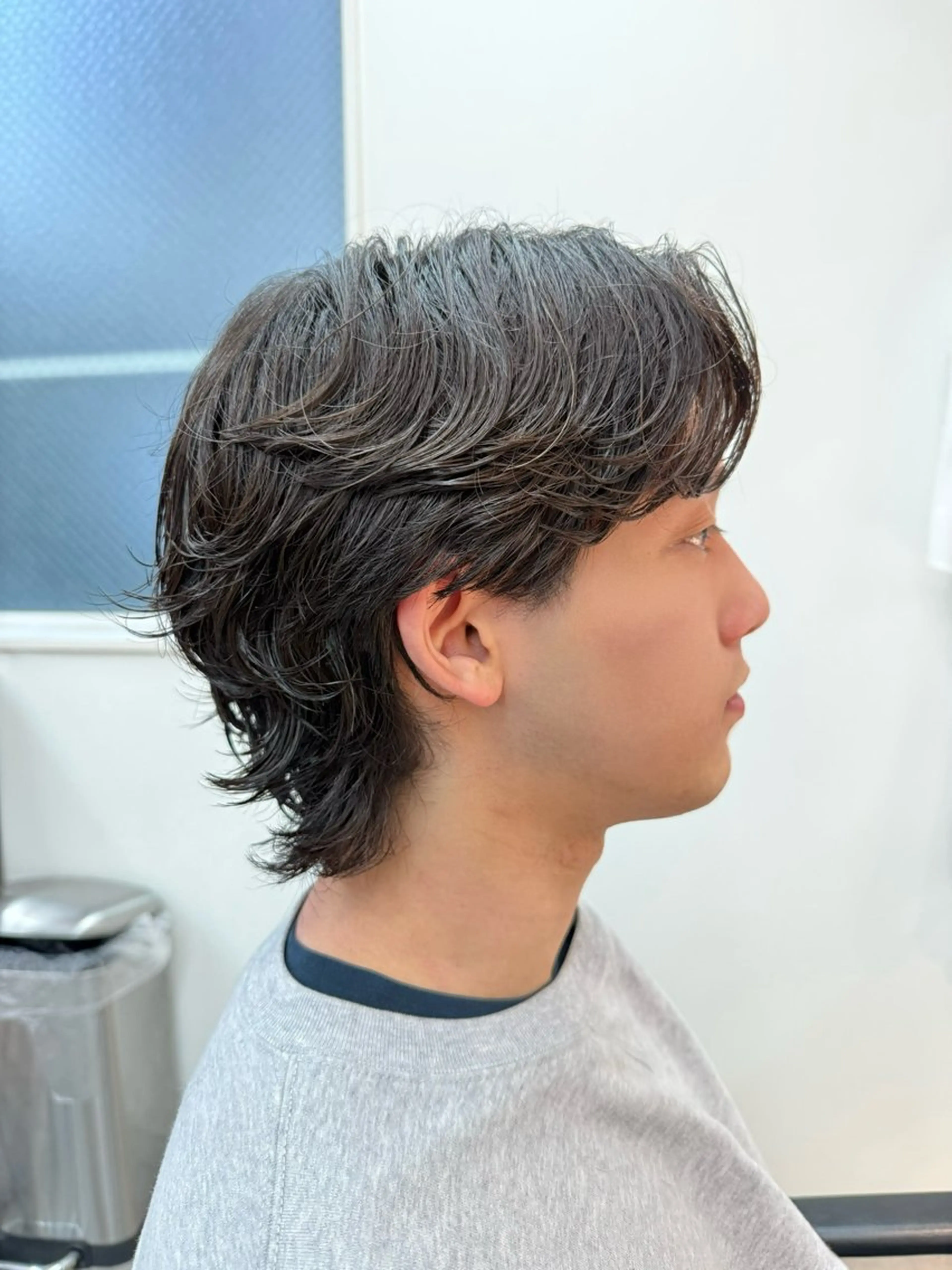 パーマ メンズ カット パーマ 韓国ヘア特化/メン ズパーマ特化/下田のヘアスタイル