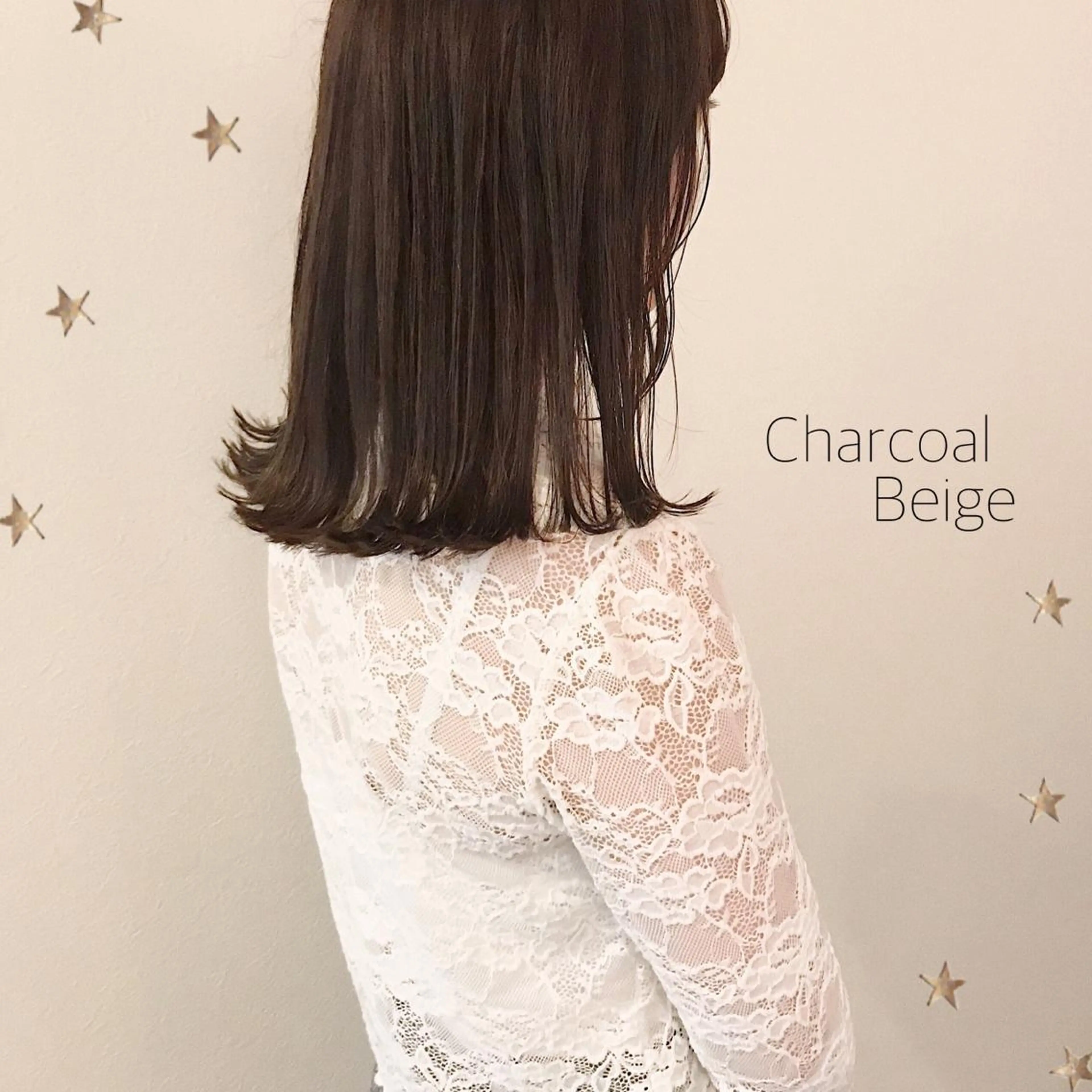 セミロング カラー 市川 千夏のヘアスタイル