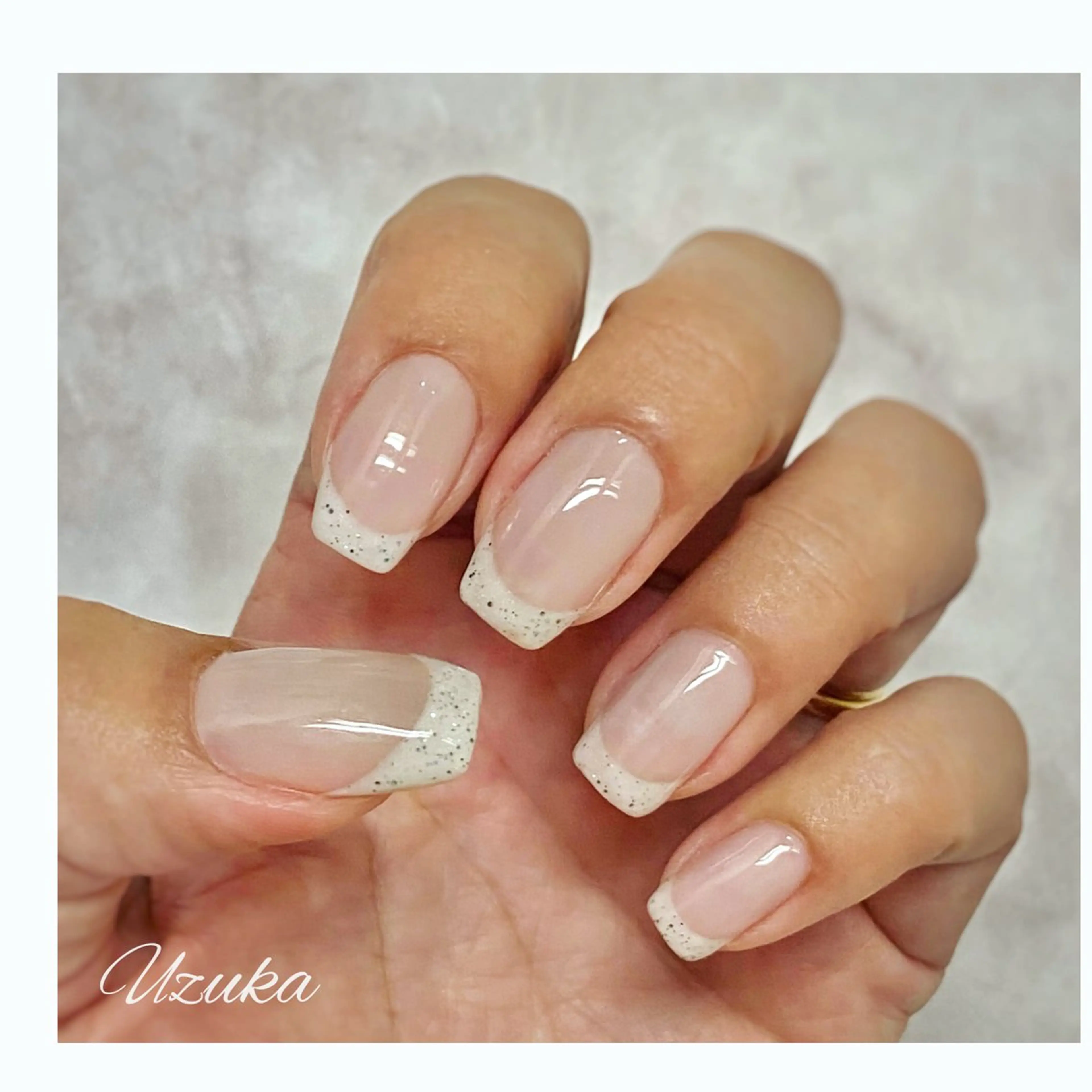 ネイル フレンチネイル 【 enn 】 Uzuka Yukaのネイルデザイン