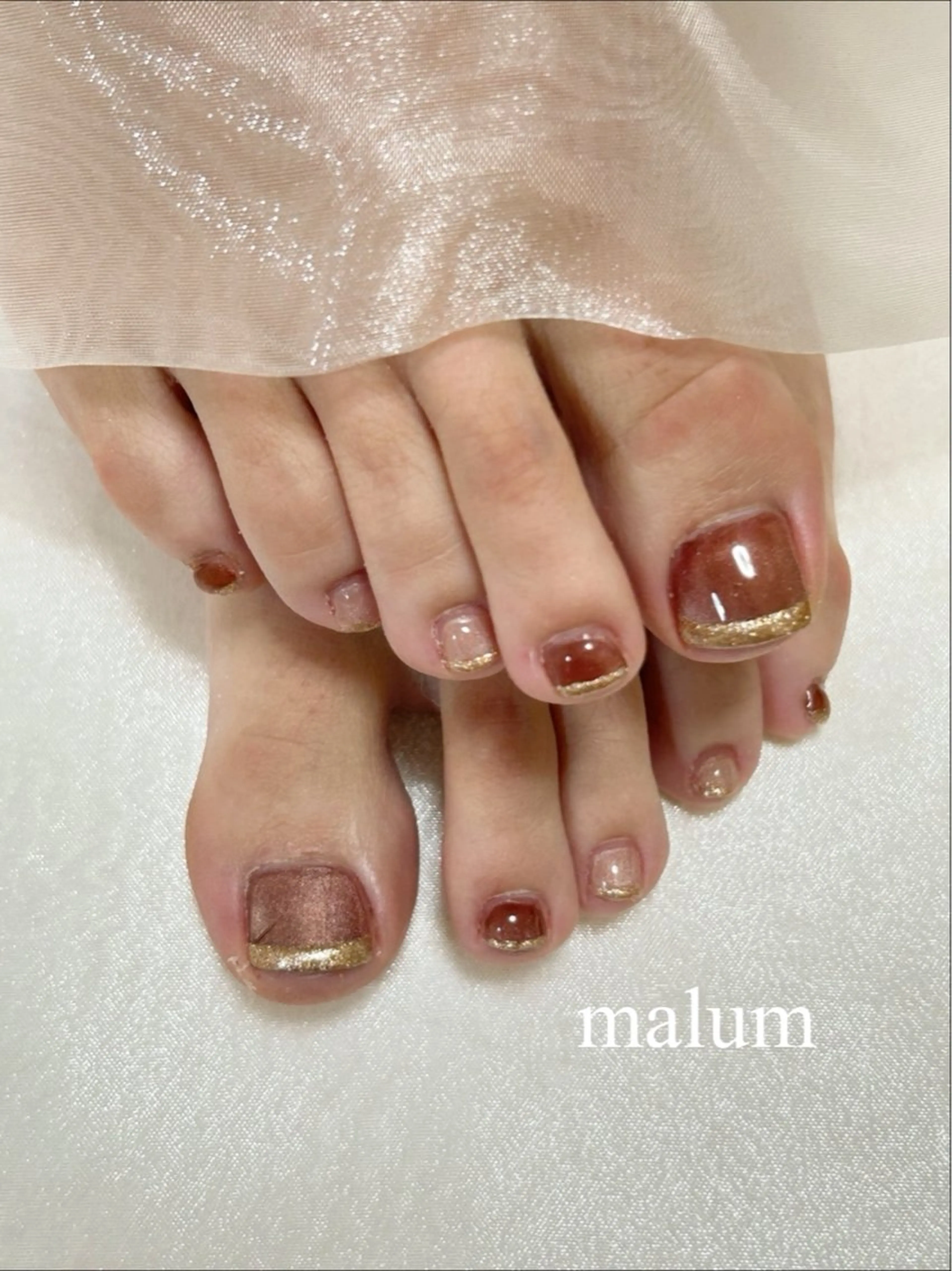 ネイル フットネイル malum nailのネイルデザイン