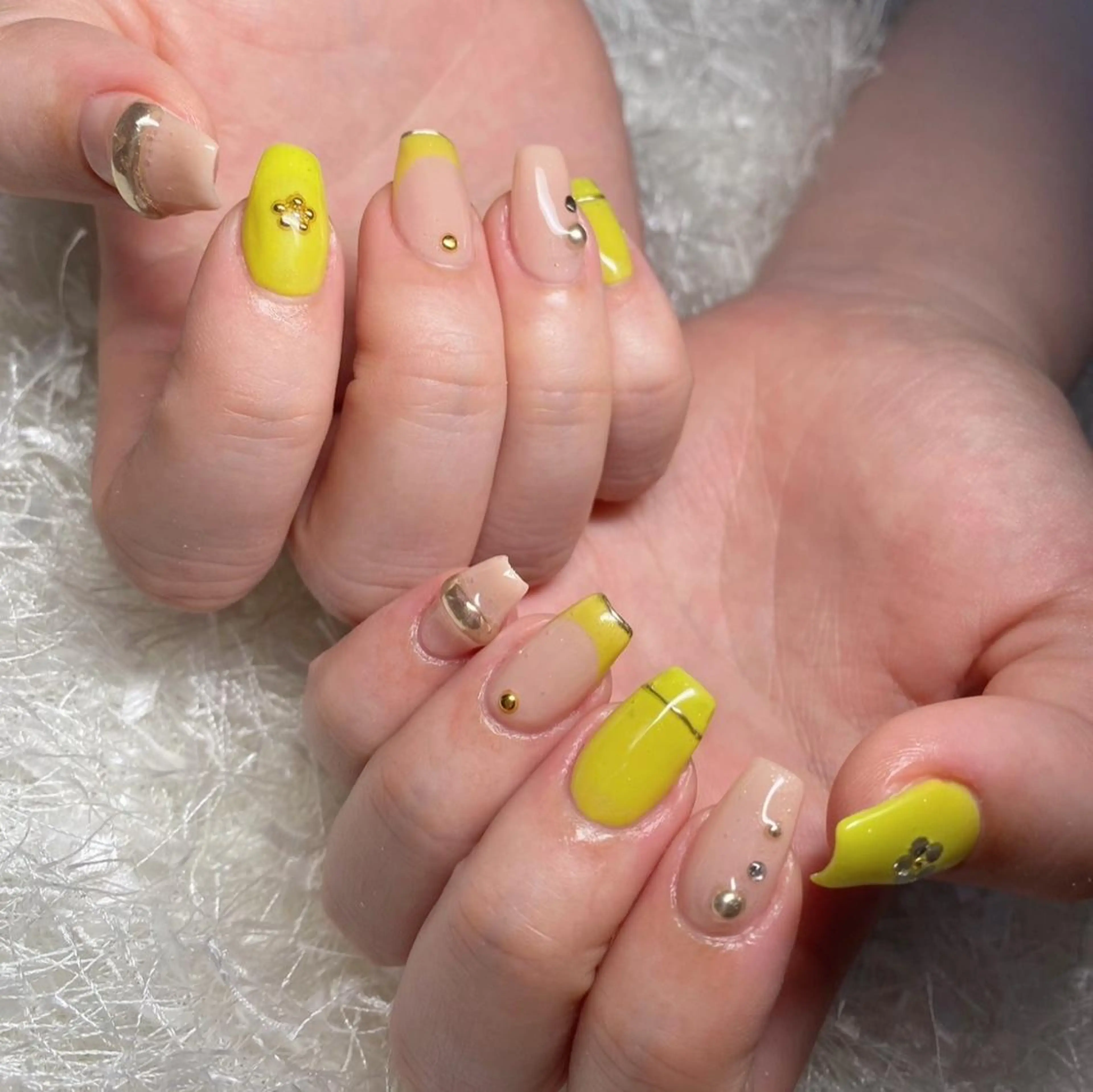 ネイル 長さ出し フレンチネイル ジェルネイル グラデーション 韓国ネイル Nail&eye Belire 新宿のネイルデザイン