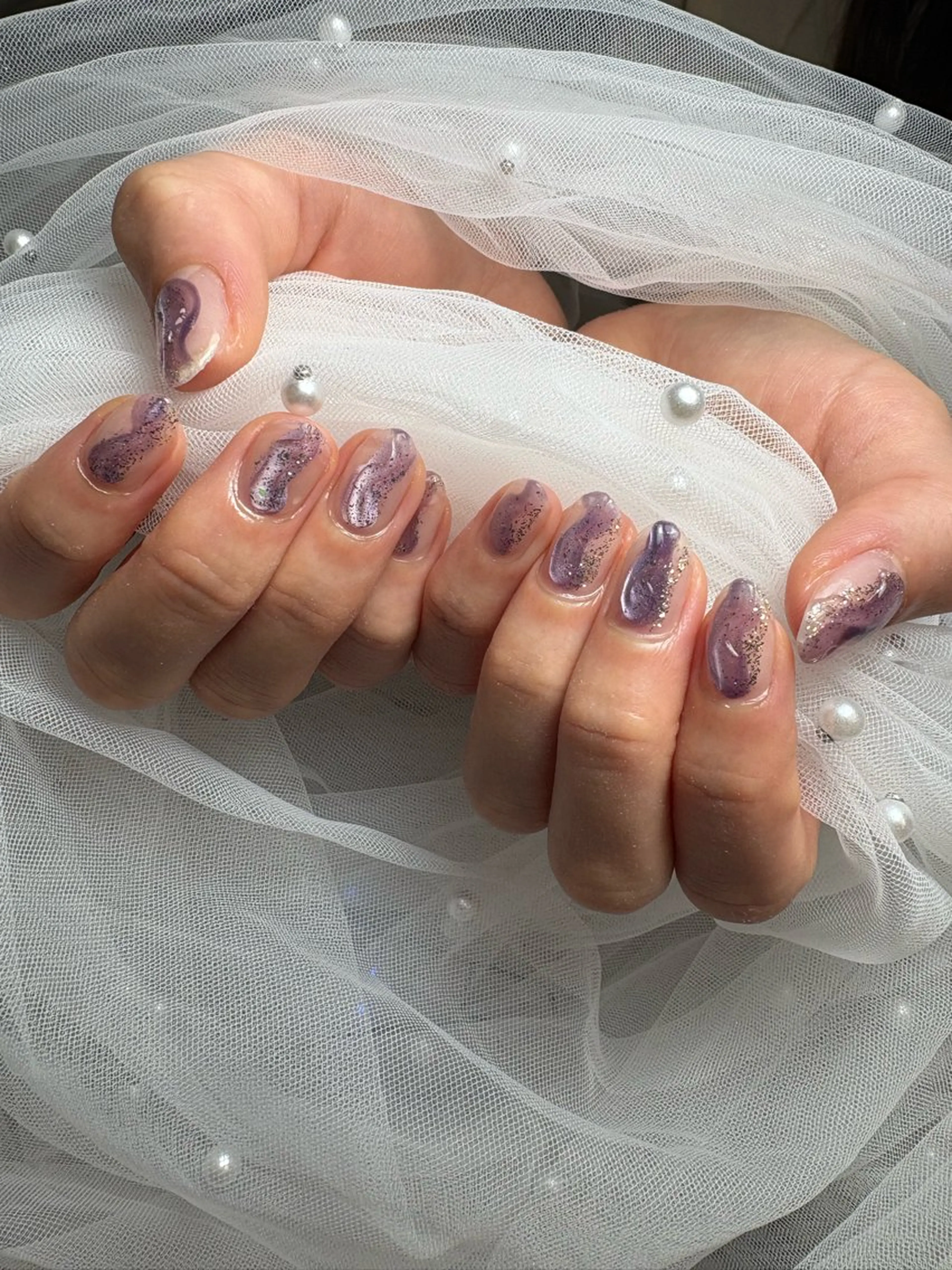 ニュアンスネイル(お好きなマグお選び頂けます)♡口コミ投稿でオフ無料の写真