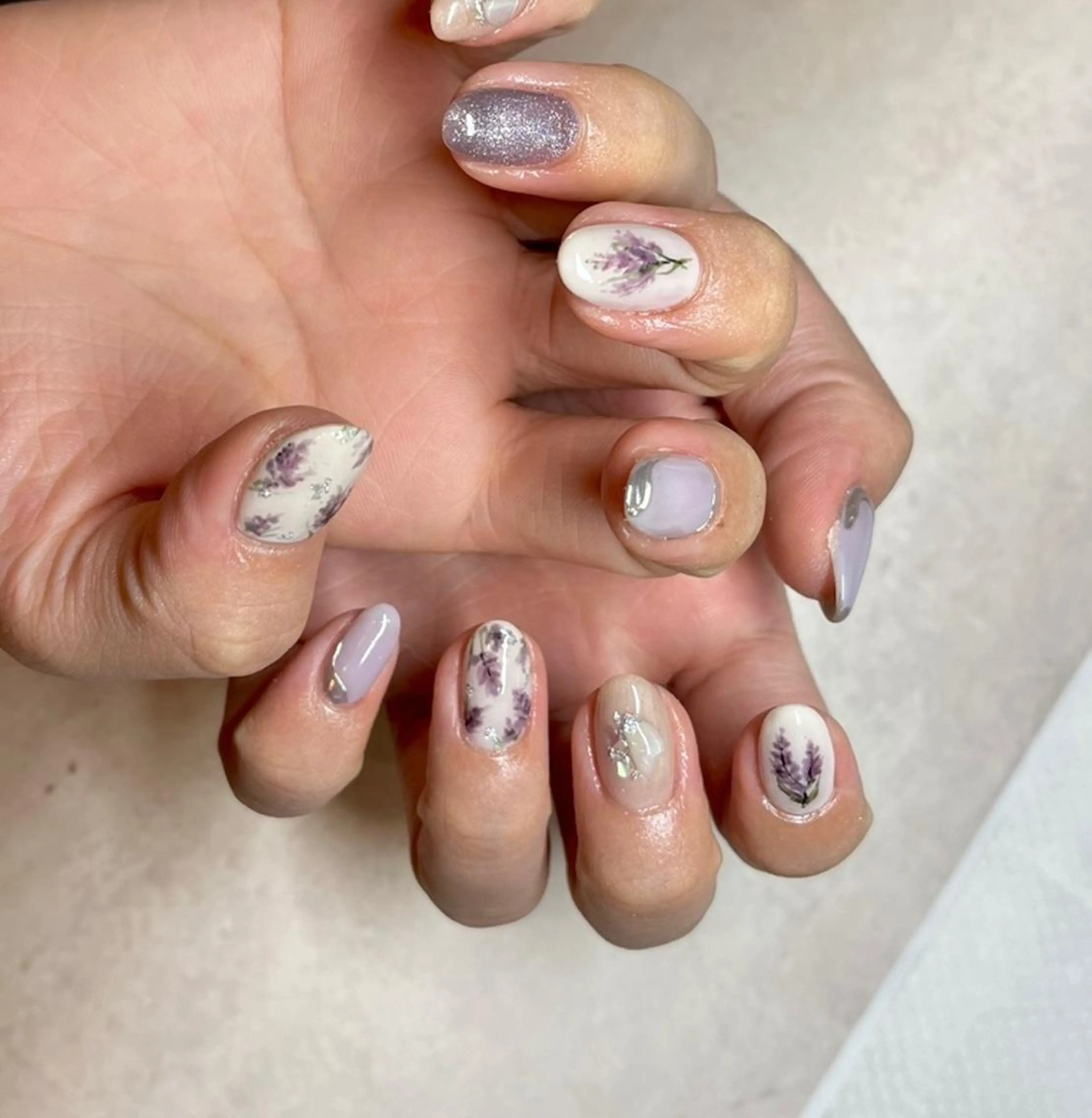 ネイル 持ち込み フリーランス¨̮⃝ ネイリストOKADAのネイルデザイン