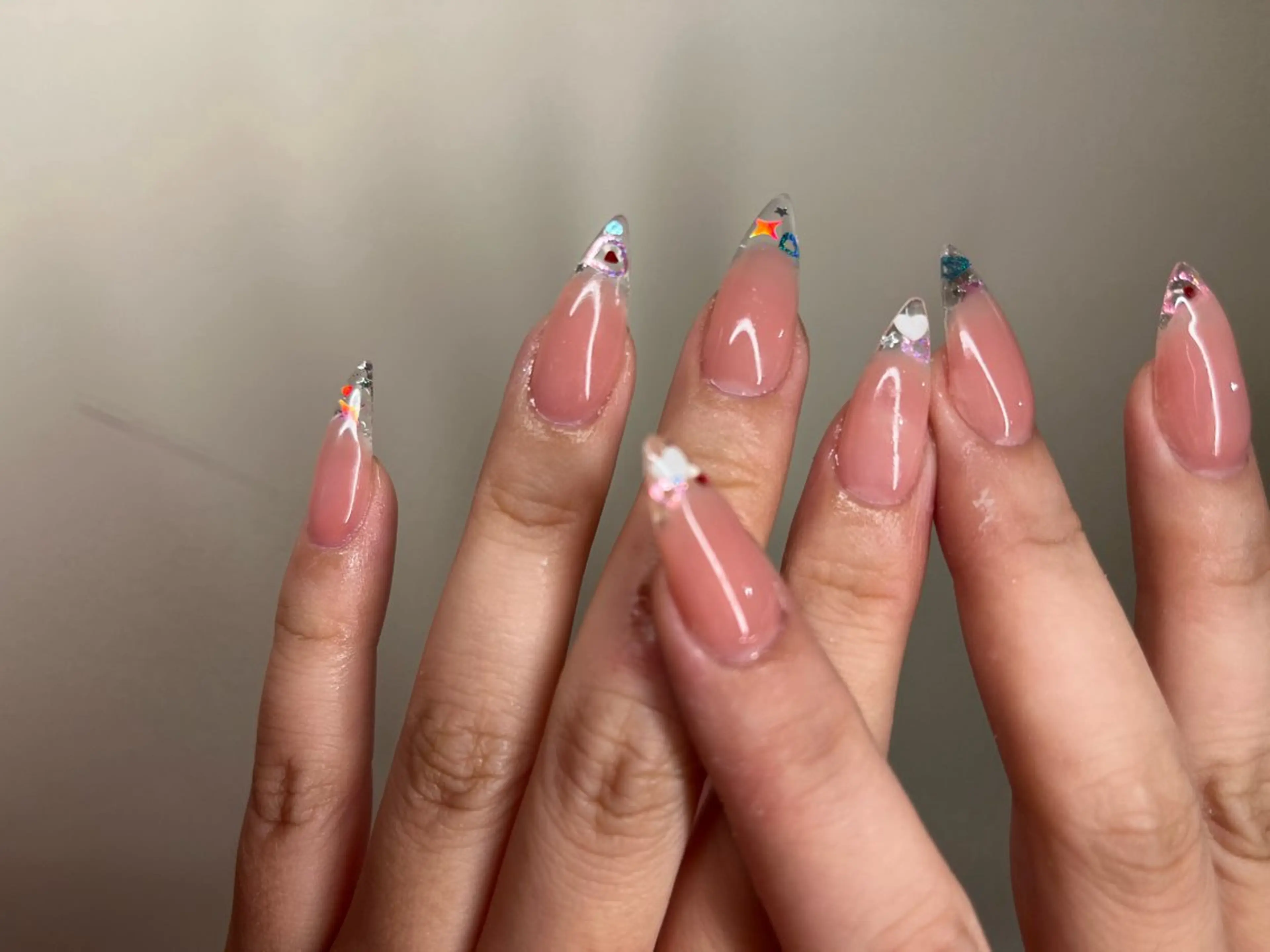 ネイル 長さ出し ハンドネイル RANUN さおりのネイルデザイン