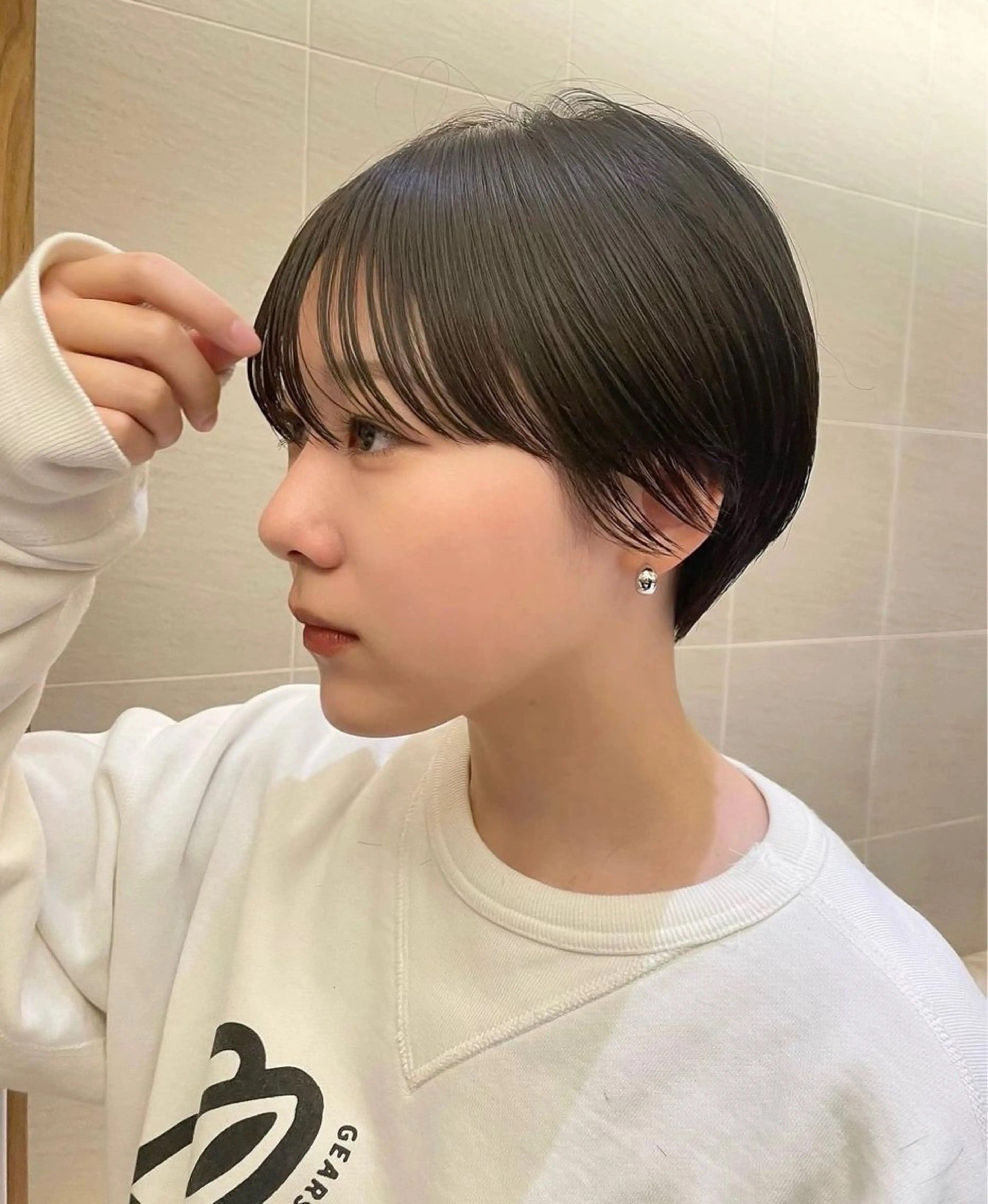 ショート カラー ショートヘア 撮影モデル様募集 直樹のヘアスタイル