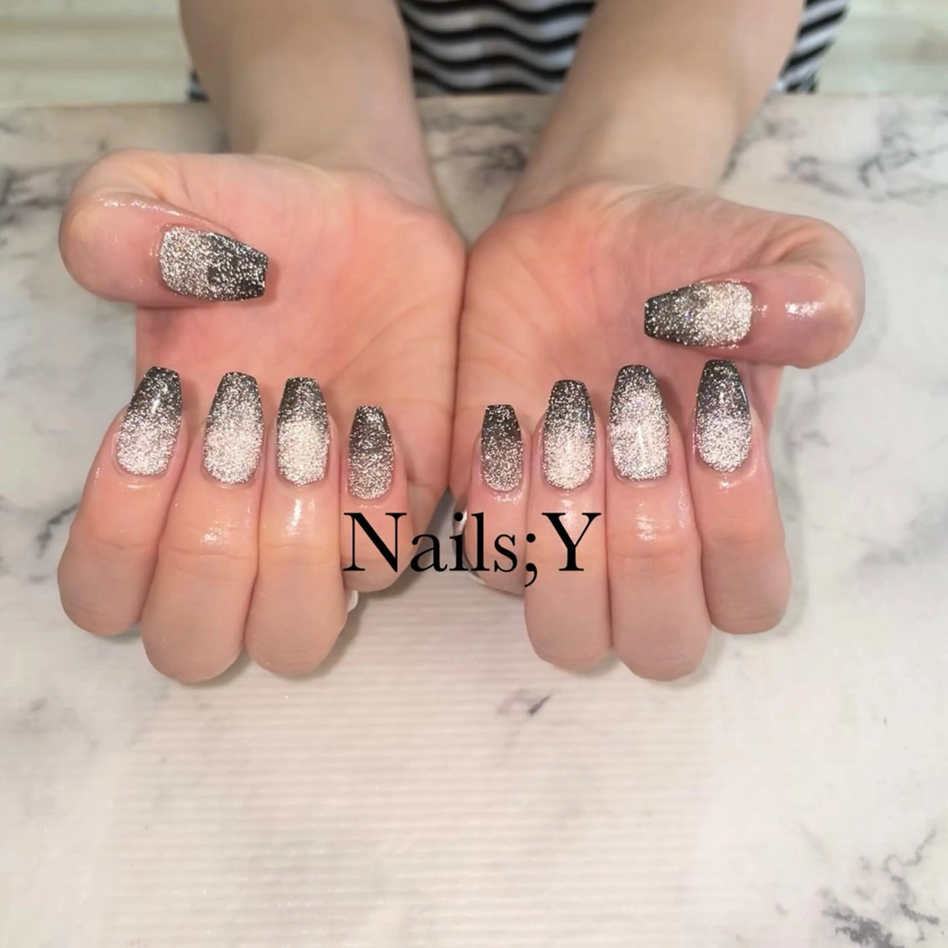 ネイル フラッシュネイル フラッシュマグ マグネットネイル yo koのネイルデザイン