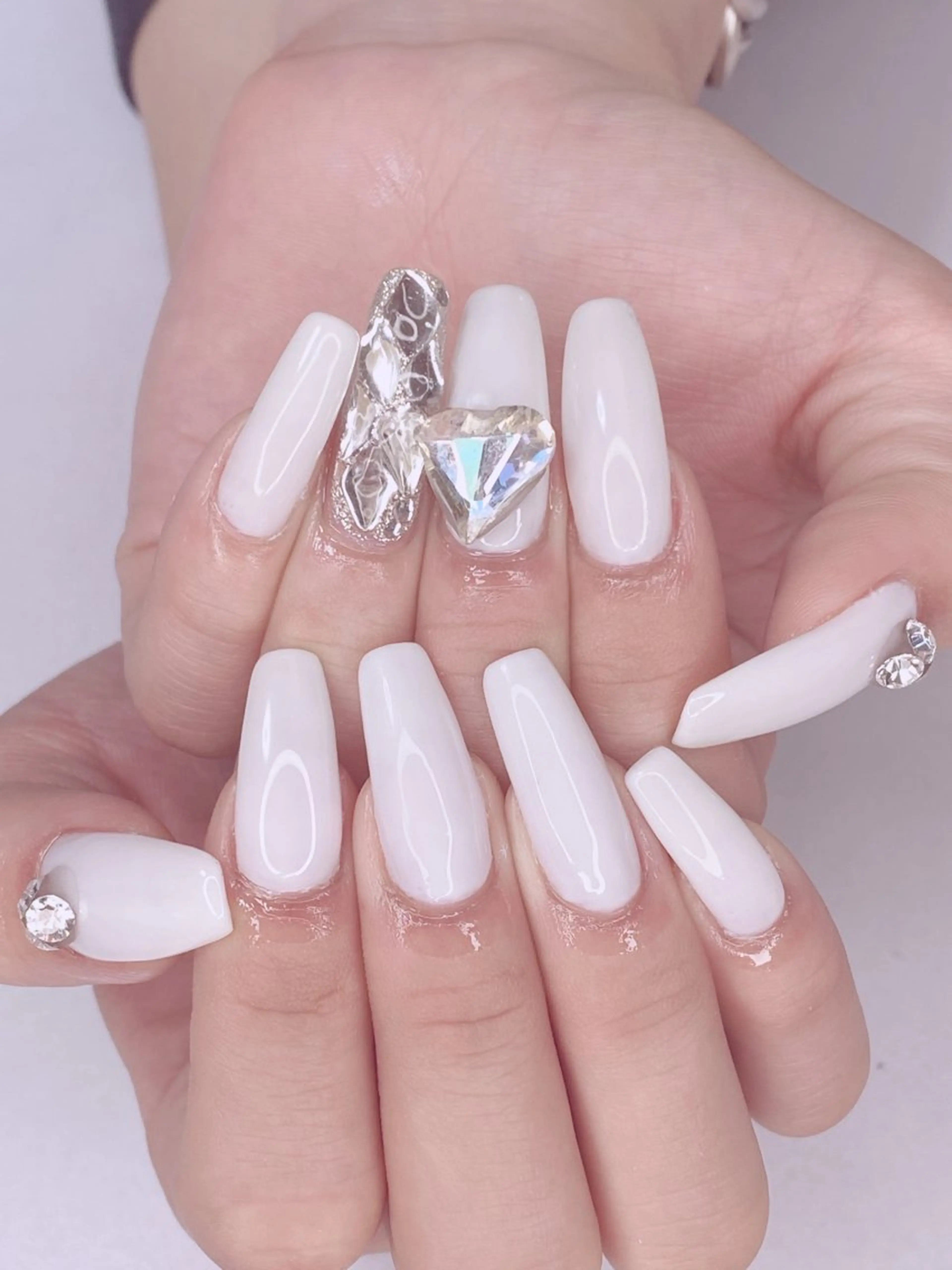 ネイル アートネイル オーロラネイル 桜ネイル クリアネイル グラデーション Ｎail Ｓalon ertiのネイルデザイン