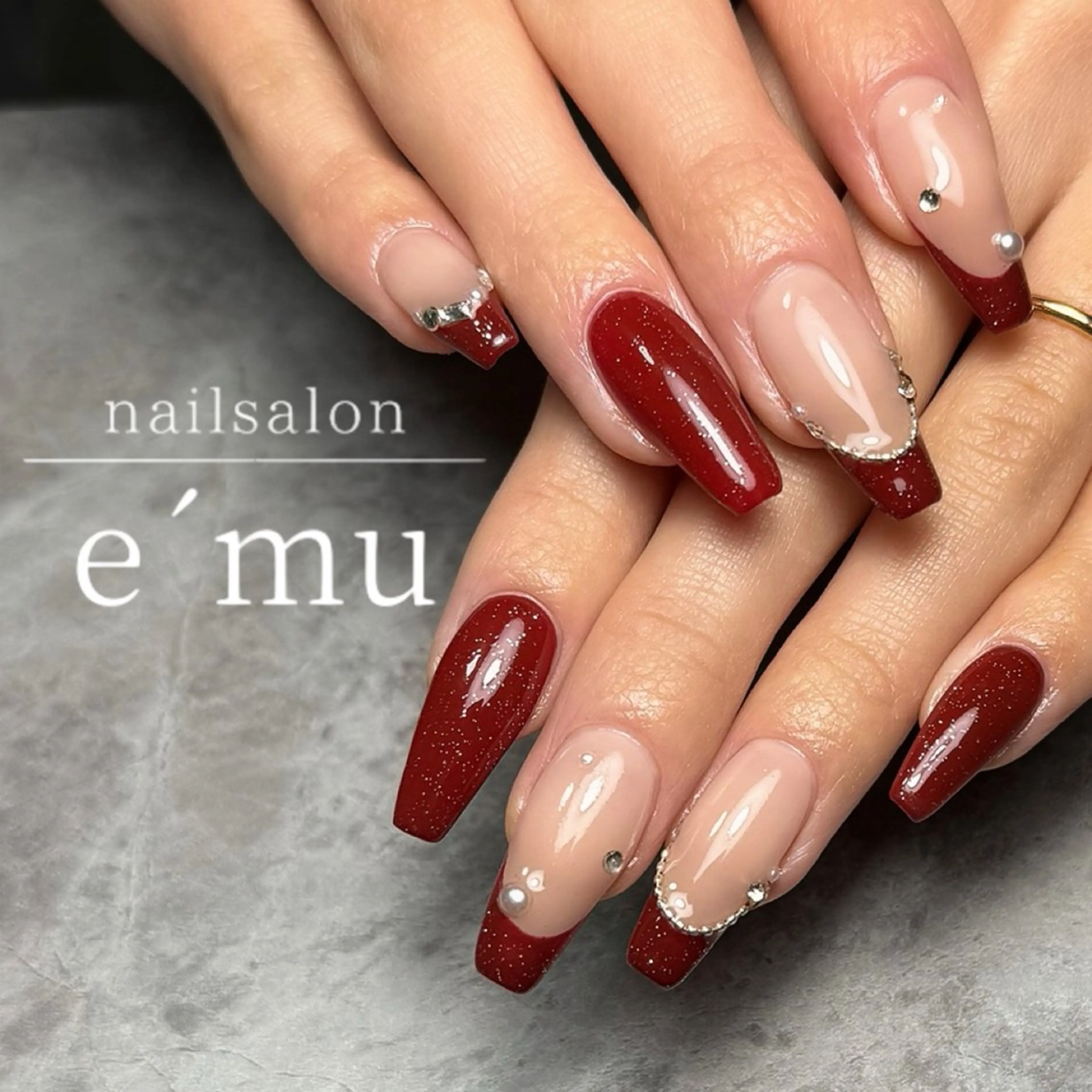 ネイル ハンドネイル nailsalon e´muのネイルデザイン