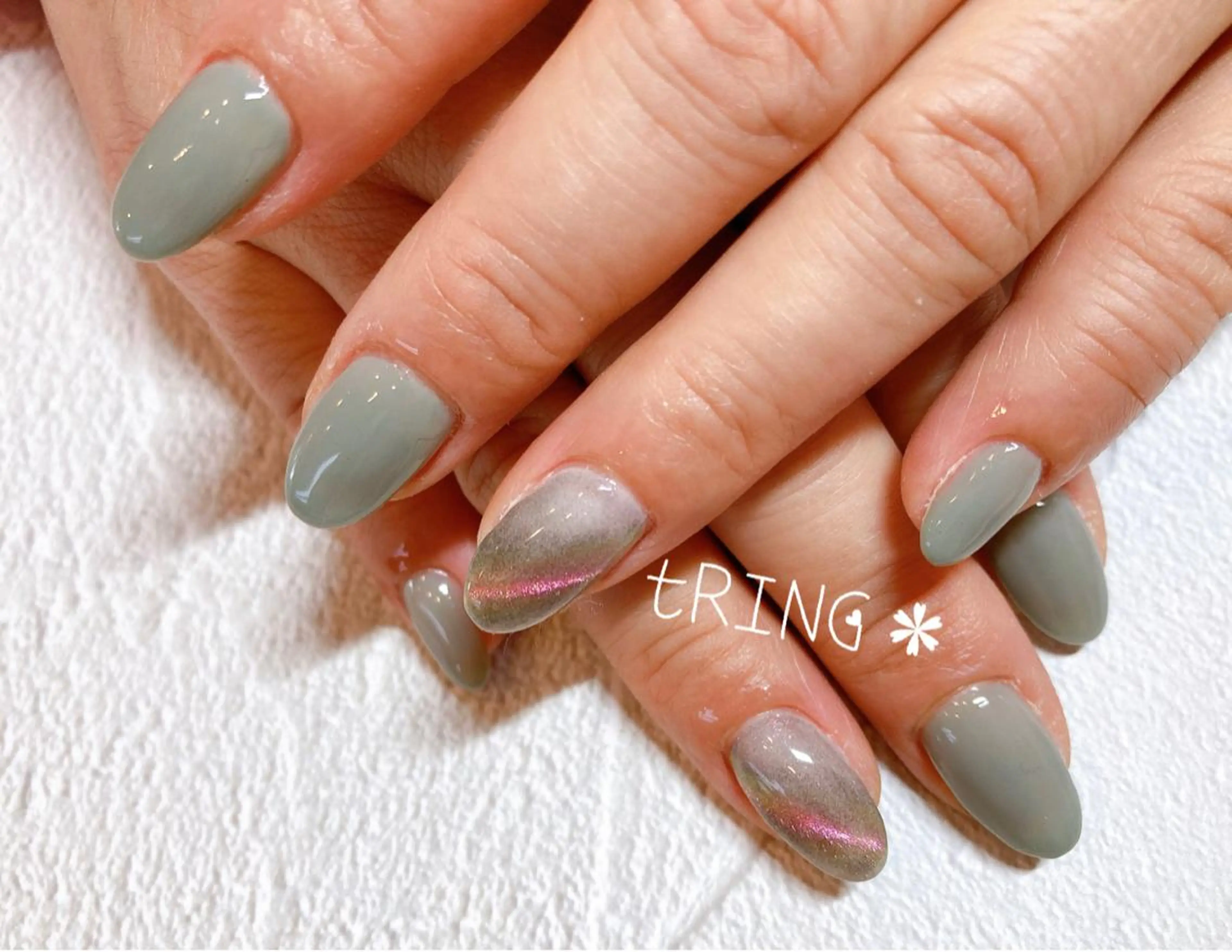 ネイル ハンドネイル tRING＊ しいの木台のネイルデザイン