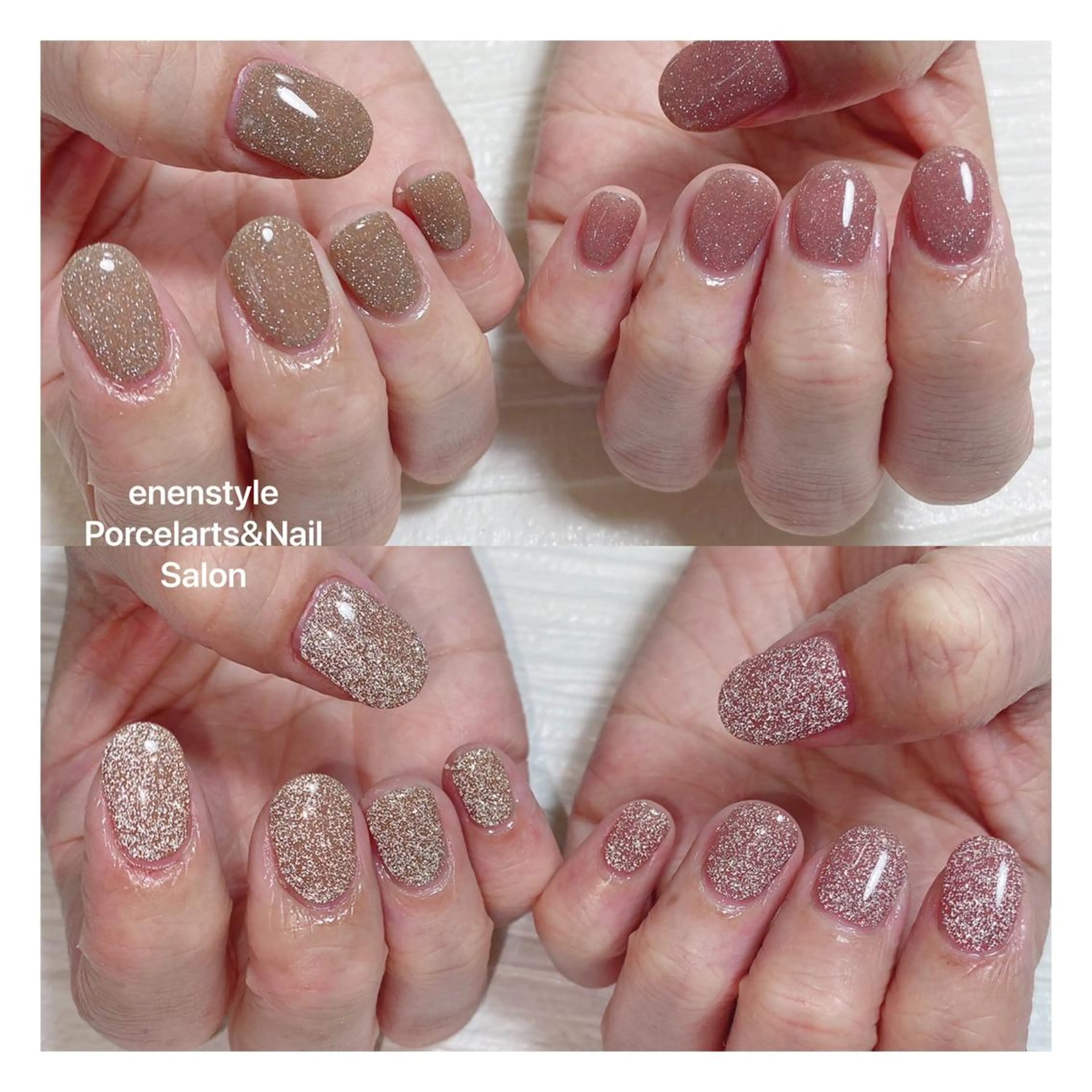 ショート ネイル ハンドネイル 👑enen style👑のネイルデザイン