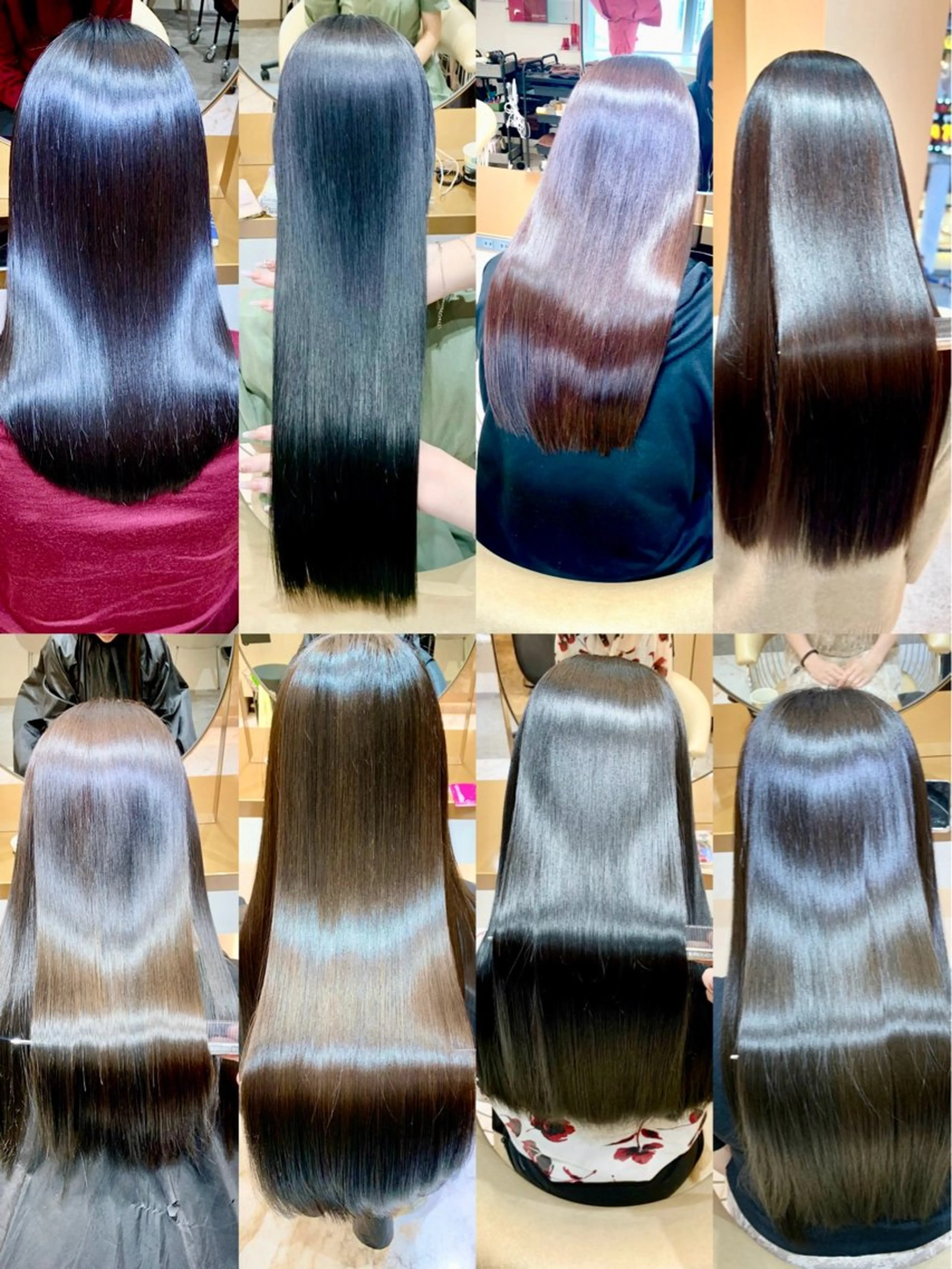 ミディアム カラー パーマ カット ヘアカラー トリートメント ✨美髪矯正×髪質改善 🍎カイト🍎渋谷のヘアスタイル