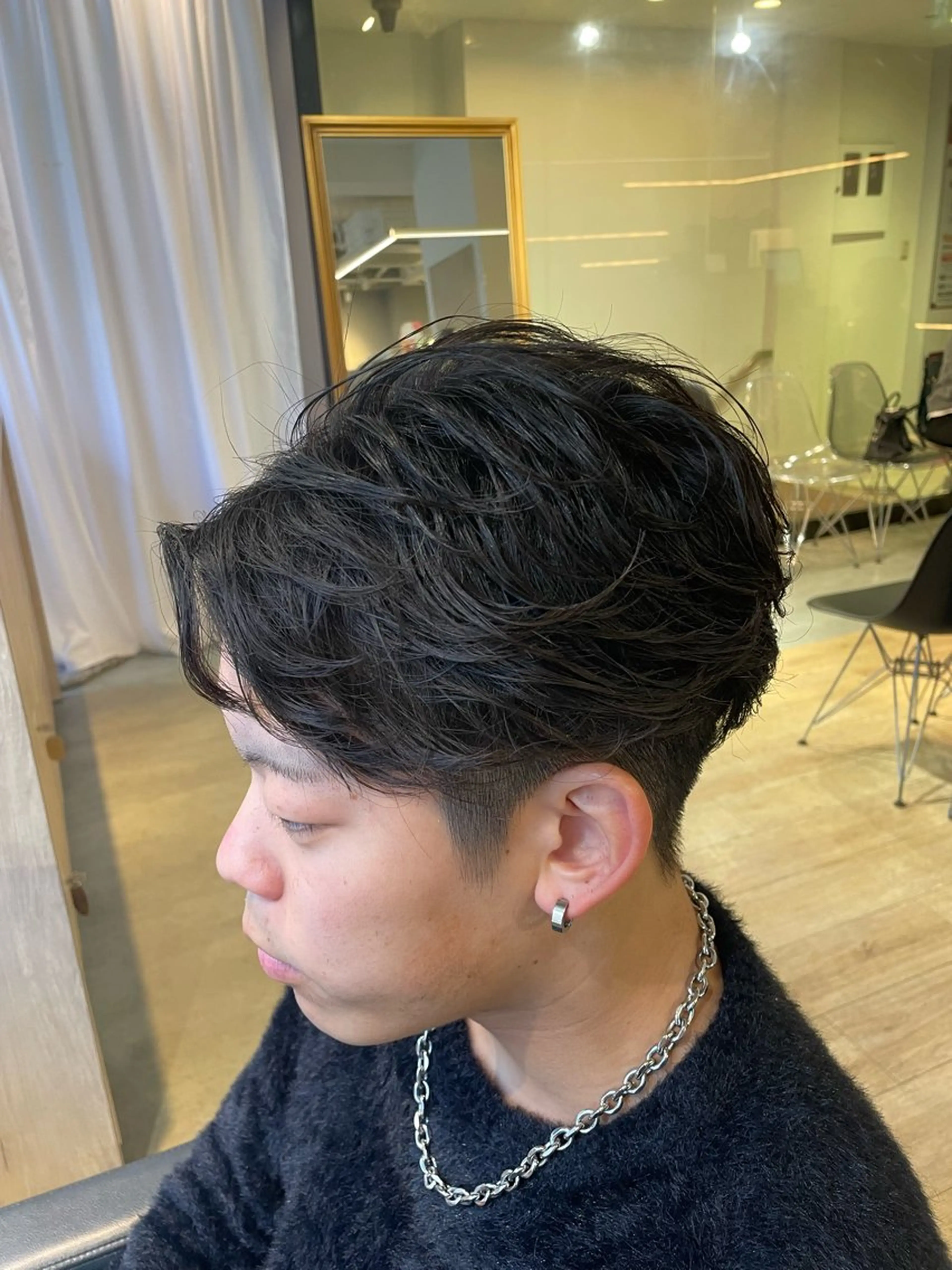 ショート ショートヘア メンズパーマ梅田 ・川副史晶のヘアスタイル