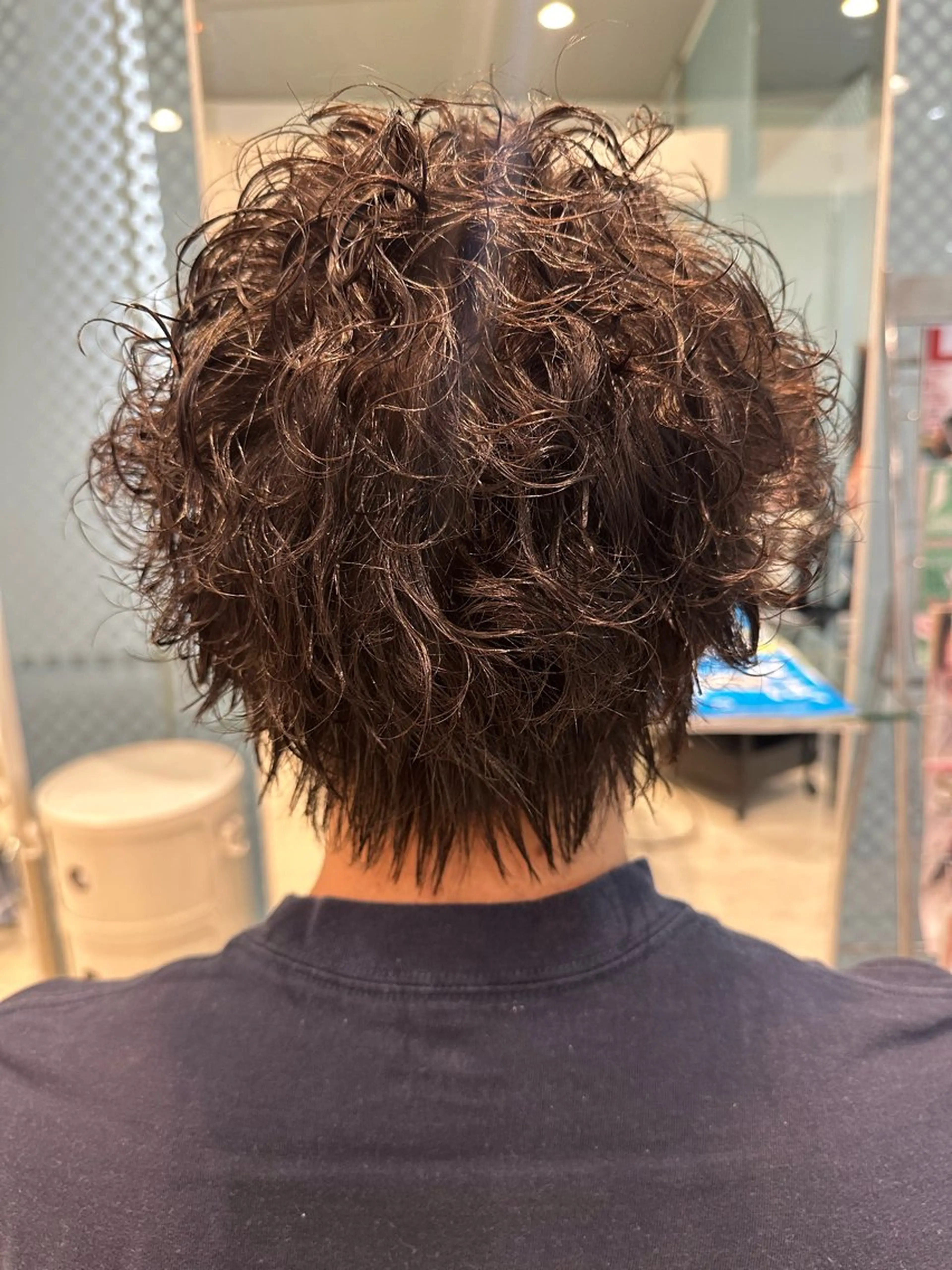パーマ メンズ メンズパーマ スパイラルパーマ メンズカット 井上　凜太郎のヘアスタイル