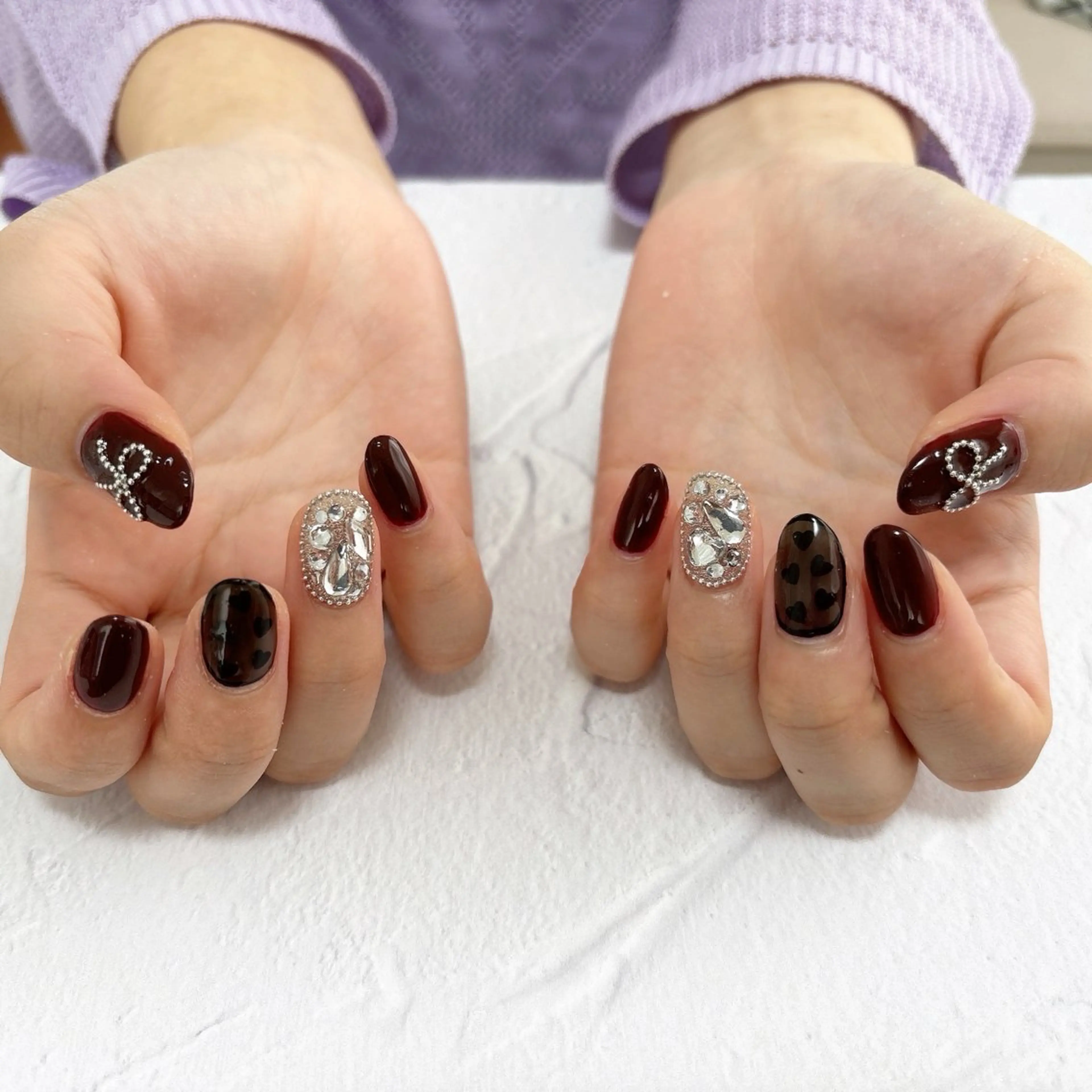 ネイル 愛川町 あんすりうむのネイルデザイン