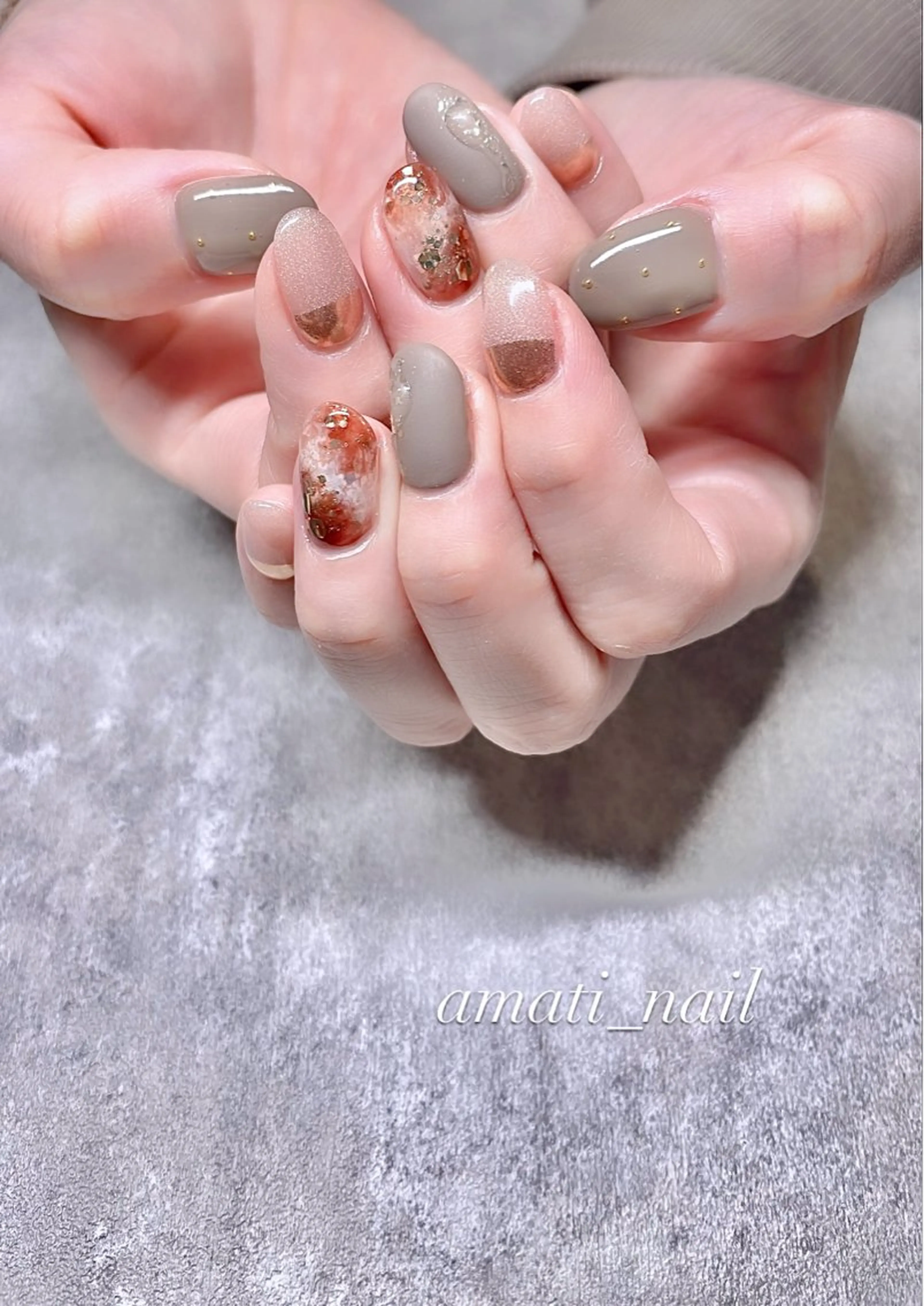 ネイル フットネイル ジェルネイル マグネットネイル ミラーネイル ニュアンスネイル ハンドネイル amati_nail TAKAKOのネイルデザイン