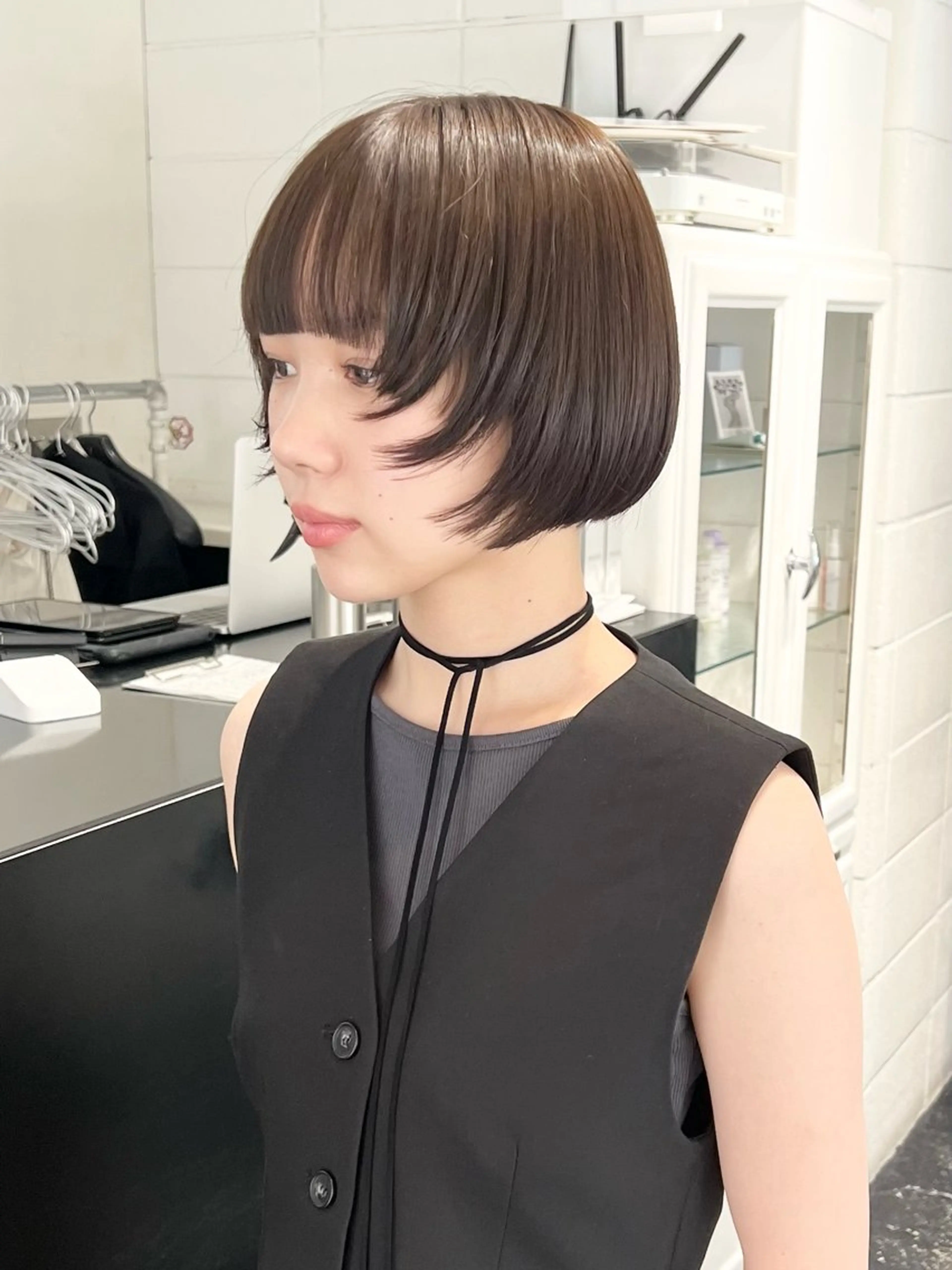 ミディアム カラー カット HARU//原宿🤍 リピート率NO.1のヘアスタイル