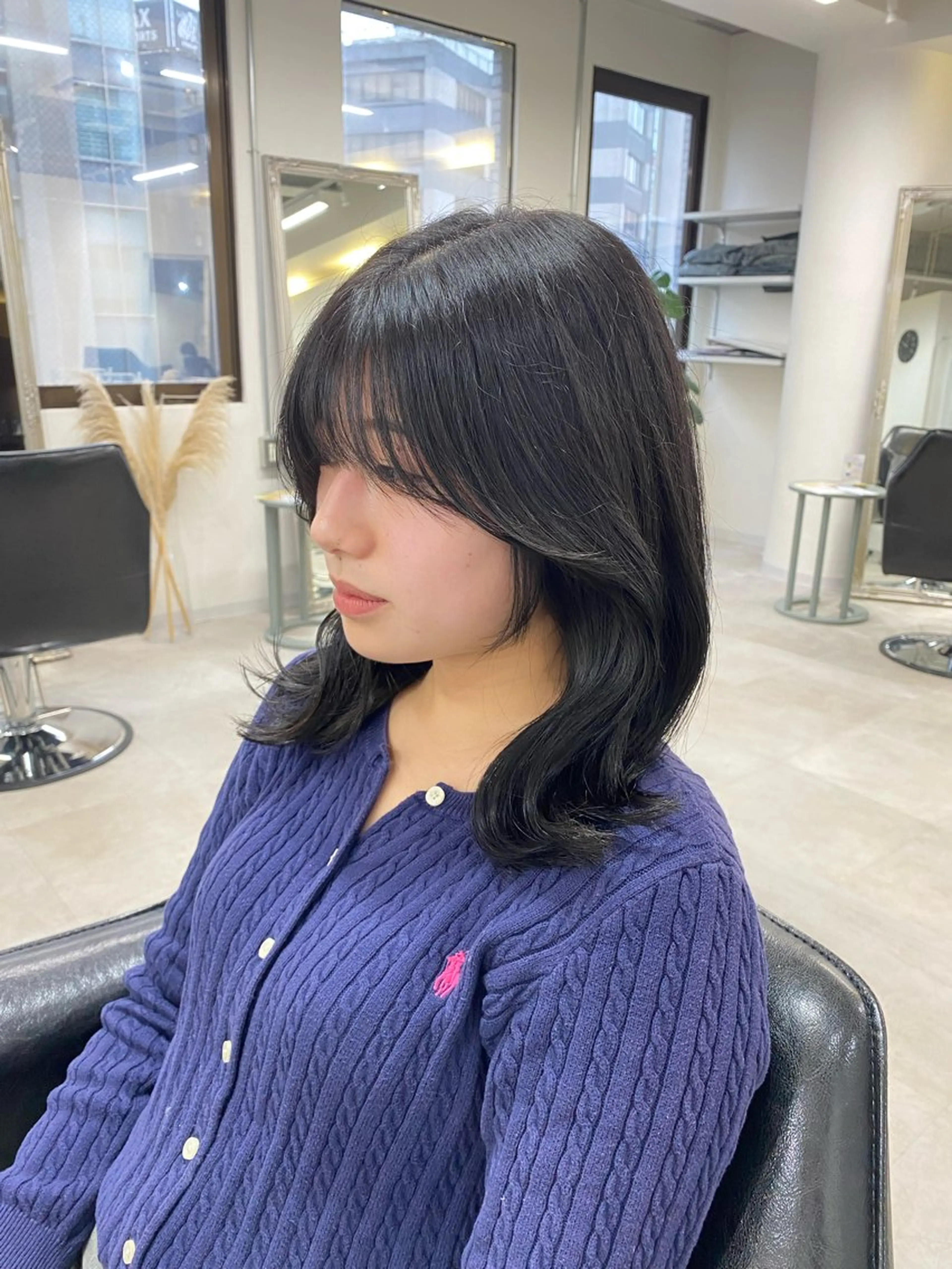 ミディアム カット ヘアカラー トリートメント ボブ✨レイヤー✨ keitaのヘアスタイル