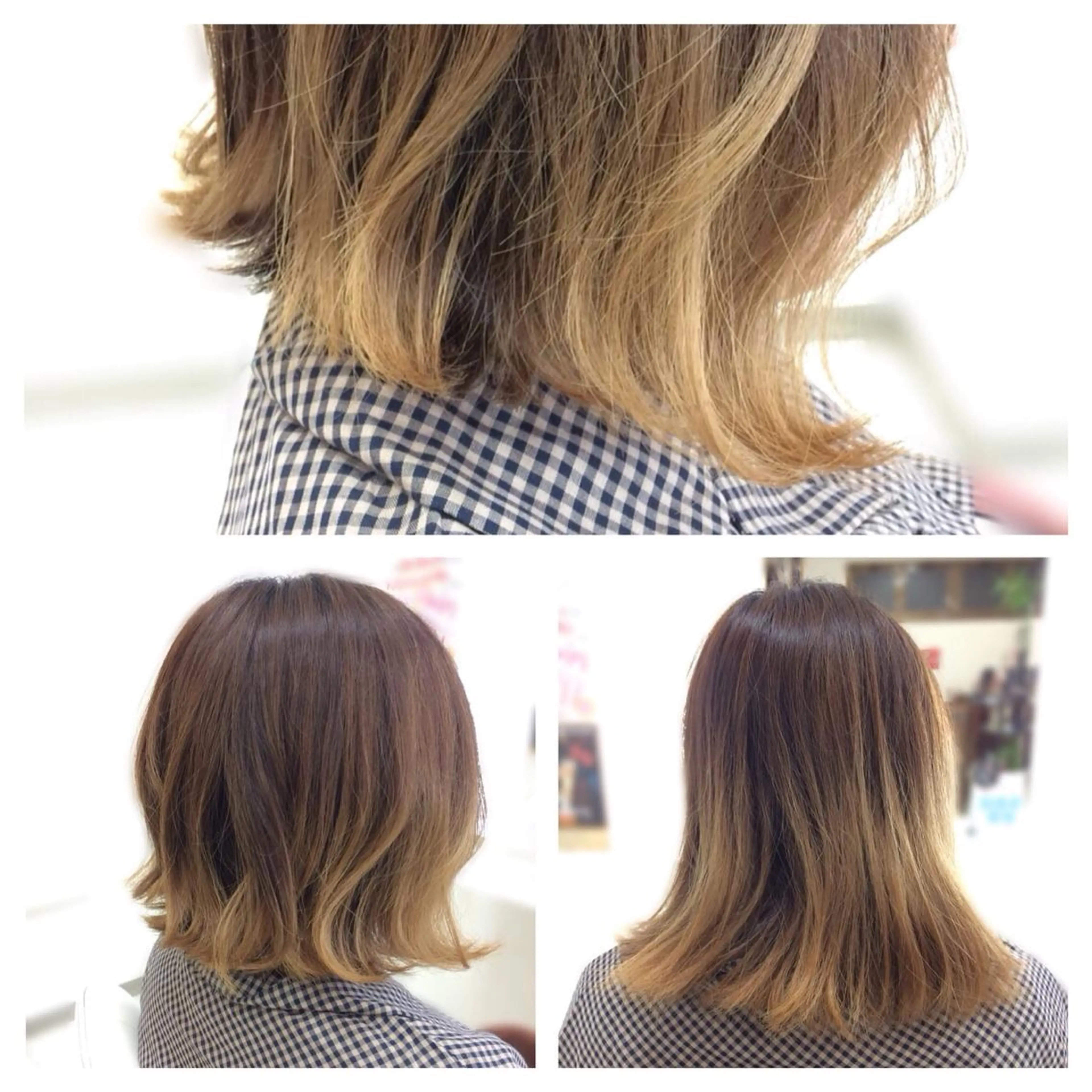 ショート ボブ 外ハネヘア いけだ ゆうのヘアスタイル