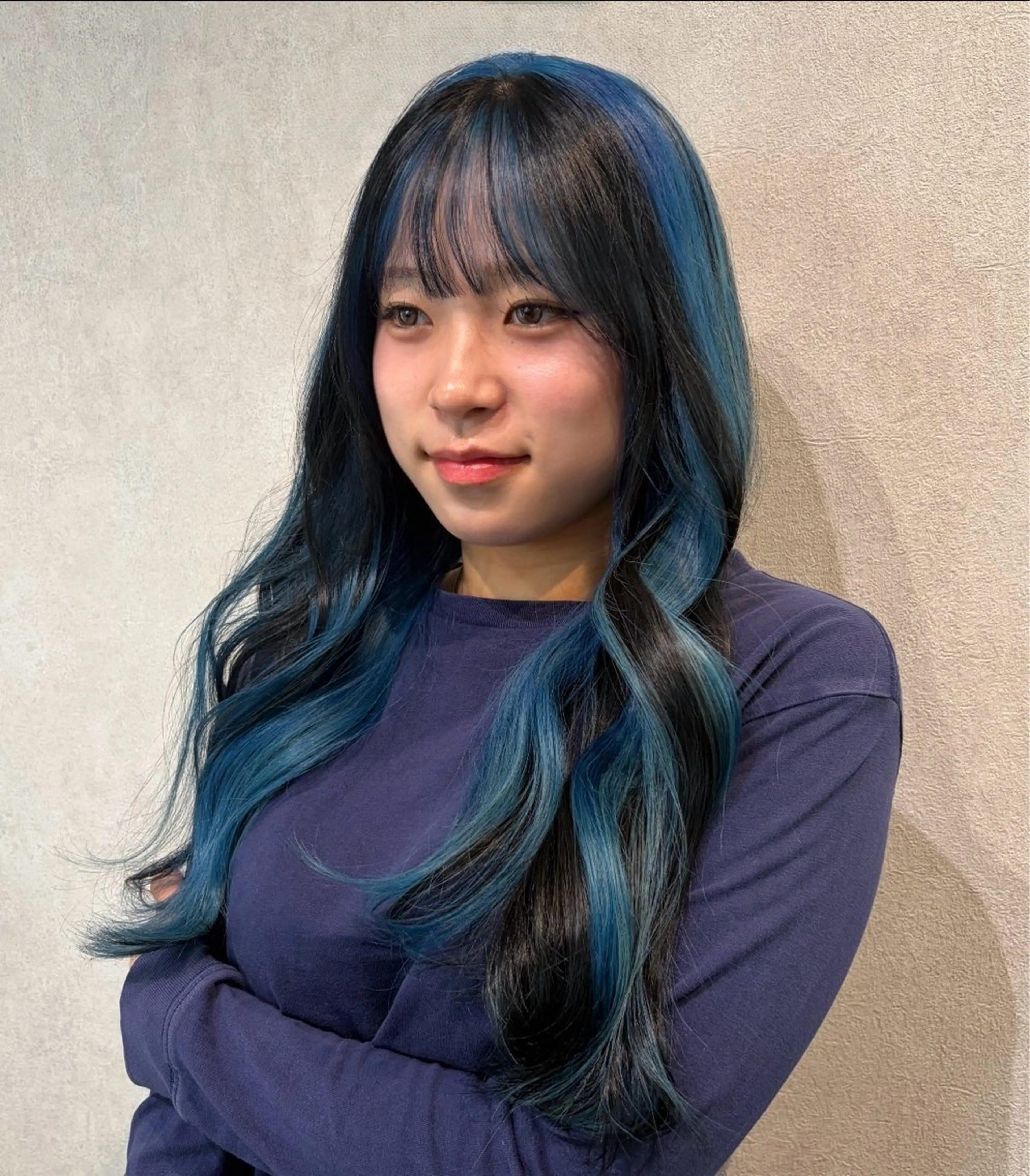 ロング カラー ヘアカラー 透明感カラー🫧🎀 まりなのヘアスタイル