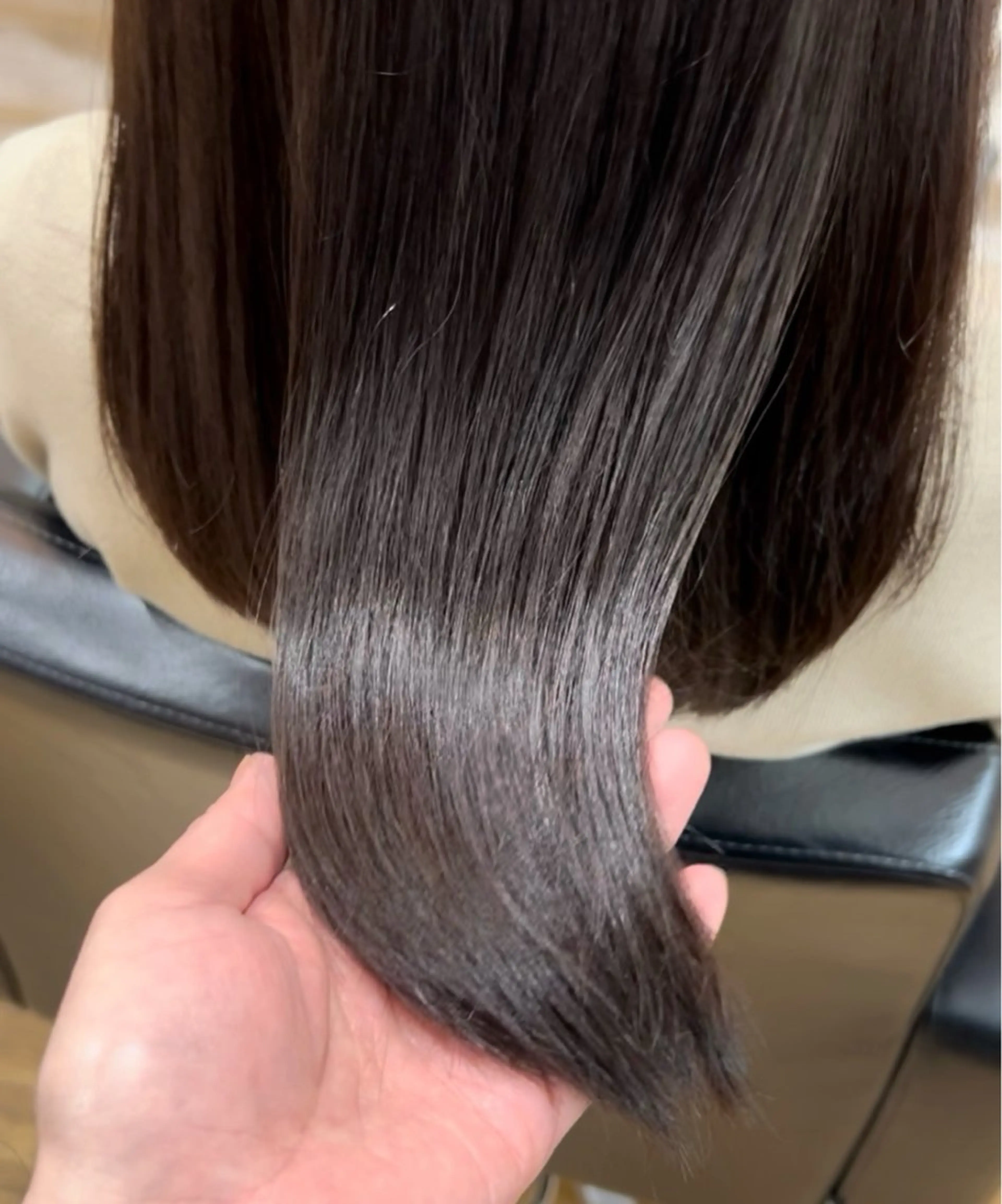 ミディアム カラー 髪質改善 カット トリートメント 艶髪×髪質改善KON |癖毛カット×収まりのヘアスタイル