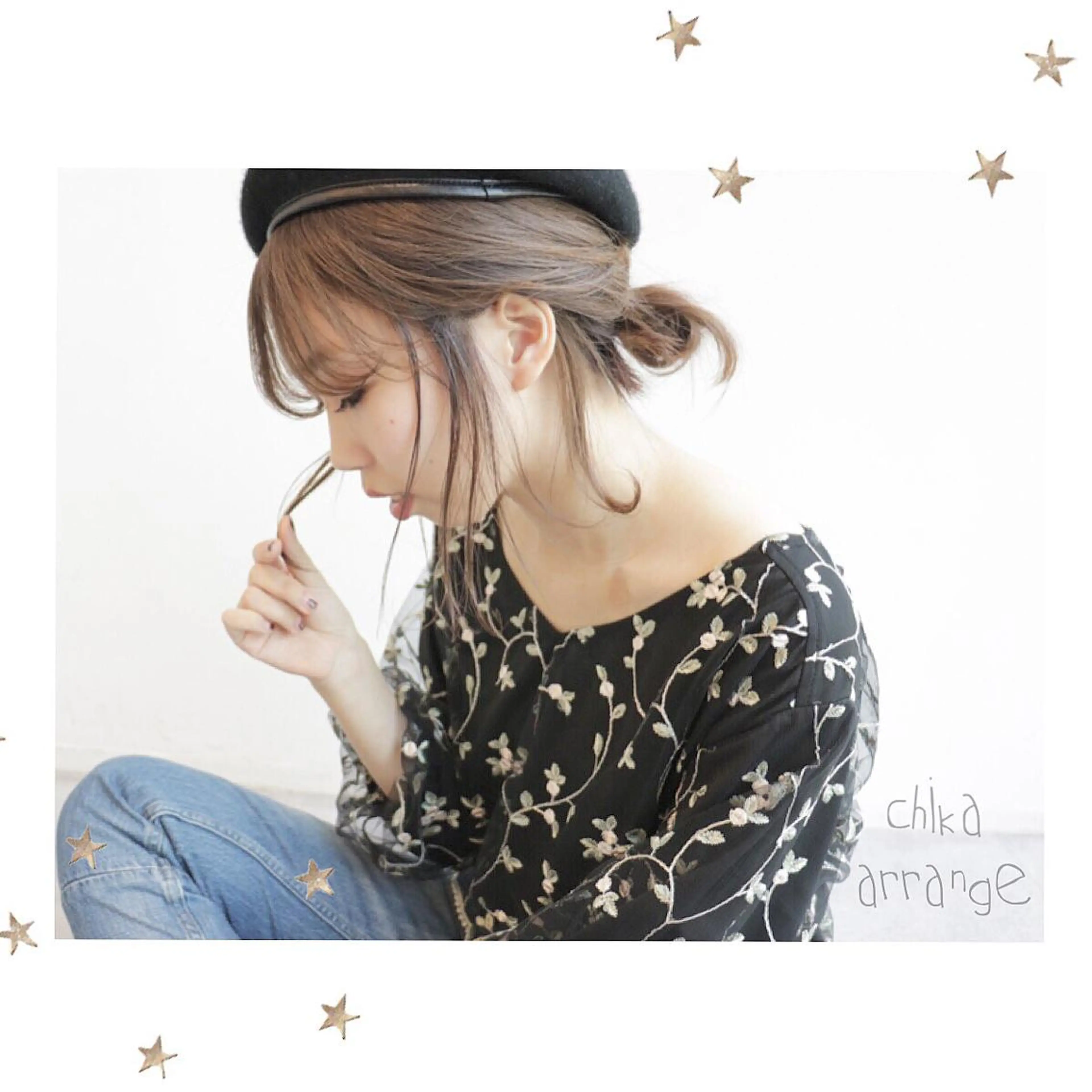 ヘアアレンジ 市川 千夏のヘアスタイル