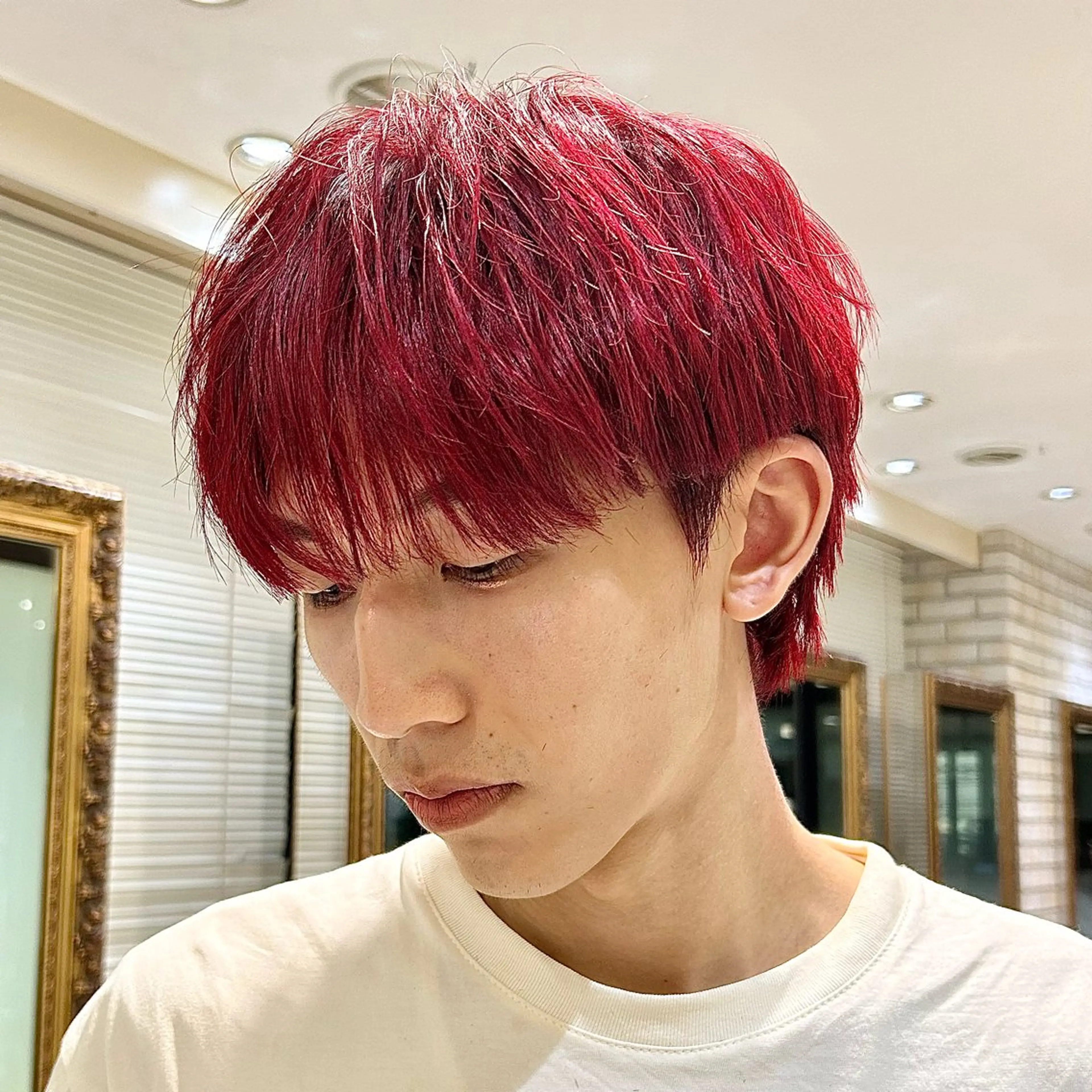 【ご新規様限定🎊】メンズカット＋Wカラー＋2stepトリートメント🌱(メンズカット/ブリーチ/ハイライト/メッシュ)の写真