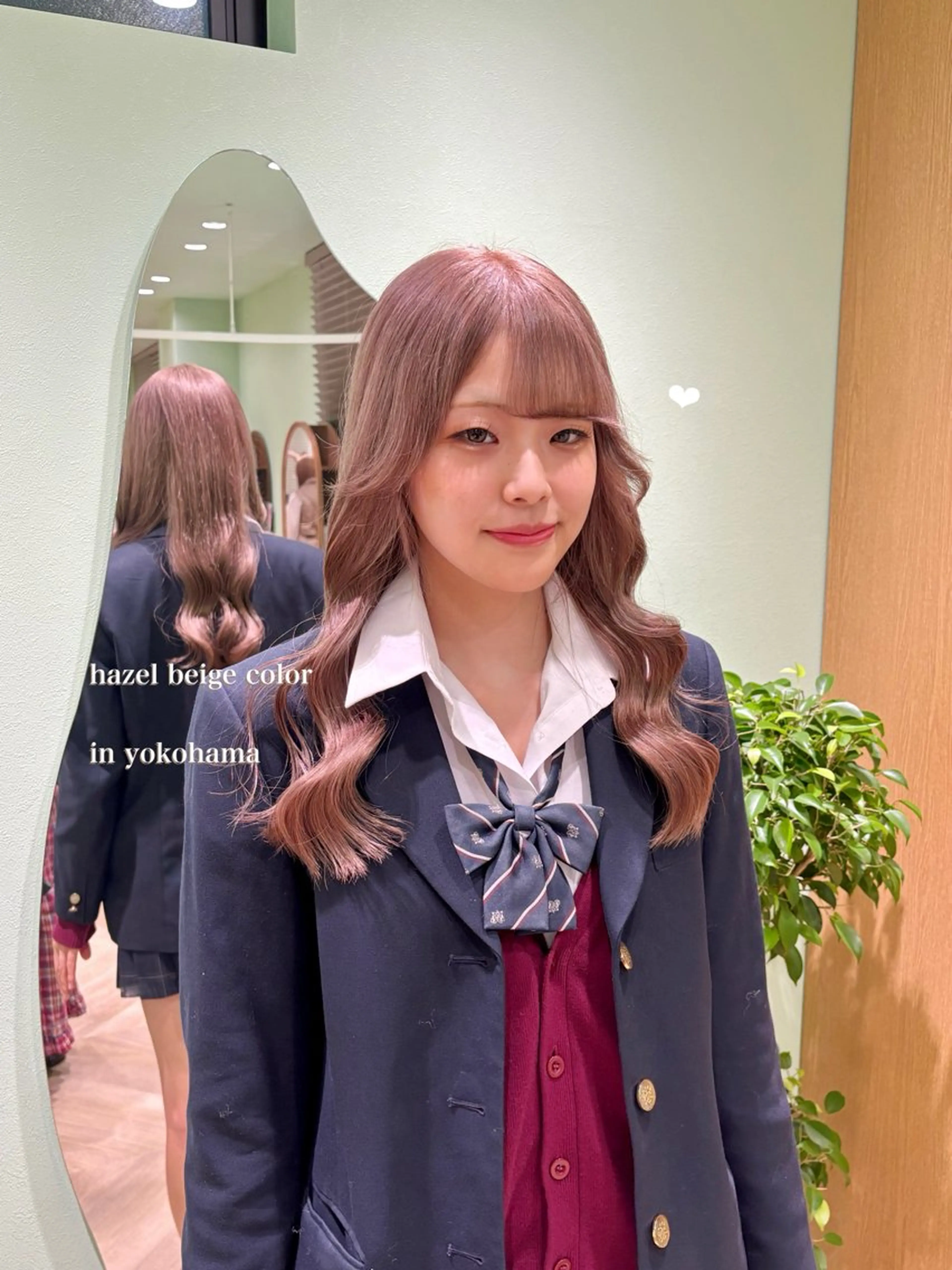 セミロング ヘアカラー エクステ/ハイトーン 🐏☁️miminaのヘアスタイル