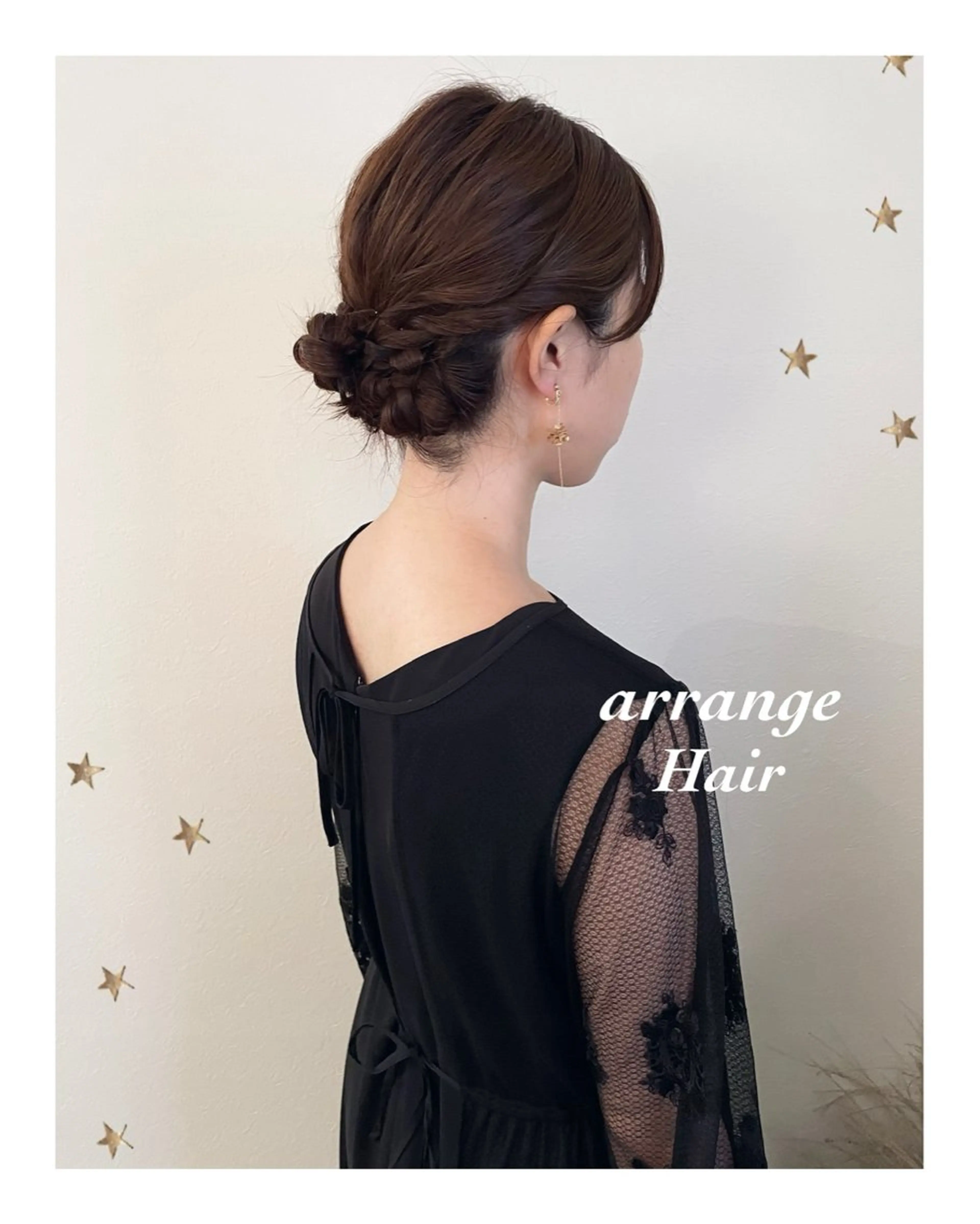 ミディアム ヘアアレンジ ヘアセット 市川 千夏のヘアスタイル