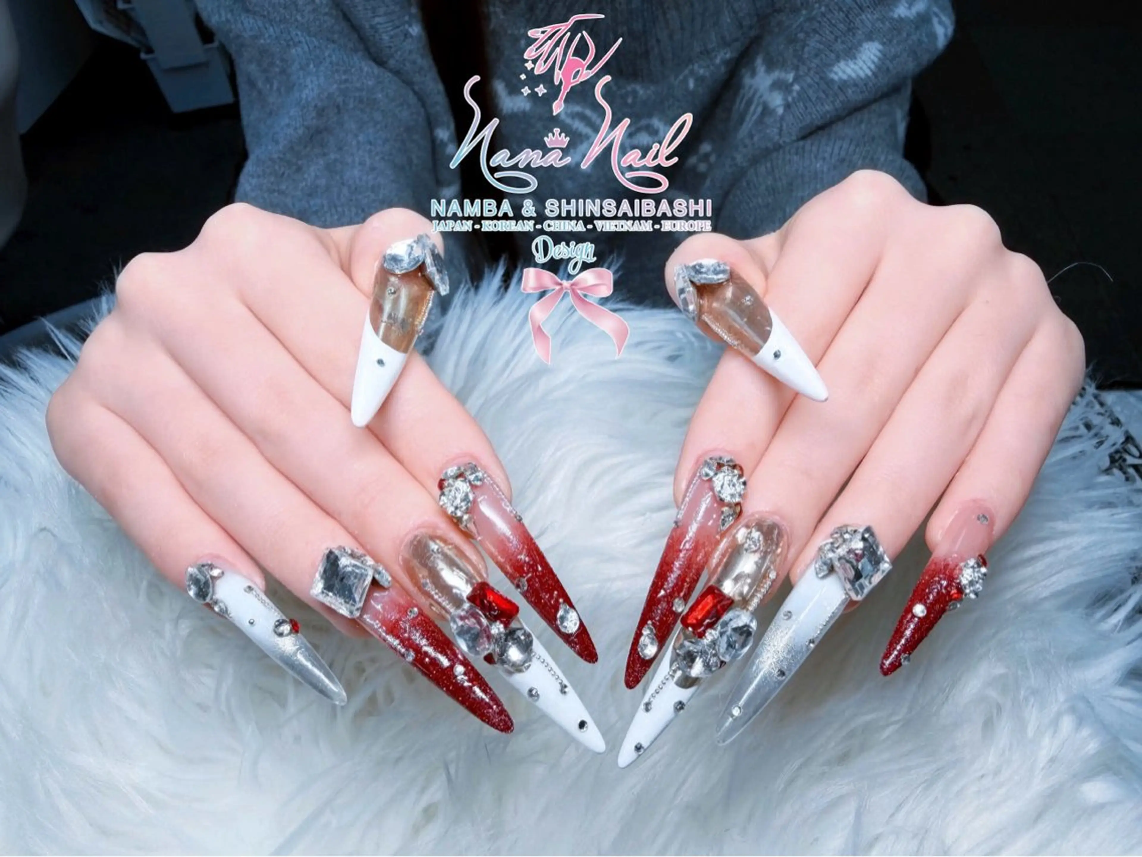 ネイル フットネイル ジェルネイル 持ち込み ネイルチップ ハンドネイル リナネイル 長堀橋店／東心斎橋店のネイルデザイン