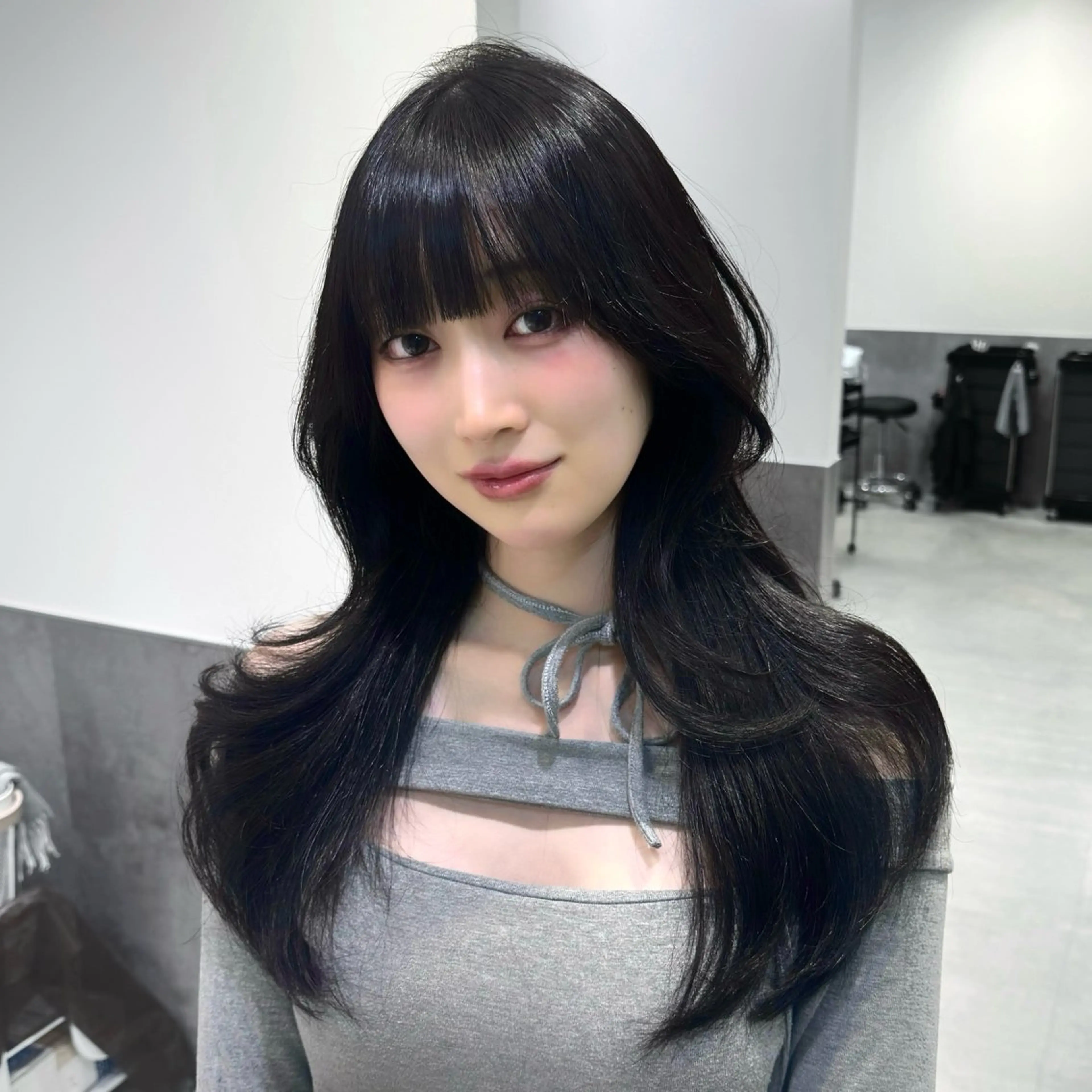 ロング レイヤーカット 似合わせカット カット ヘアカラー トリートメント 韓国系支持率No.1 レイヤー特化/きょうのヘアスタイル