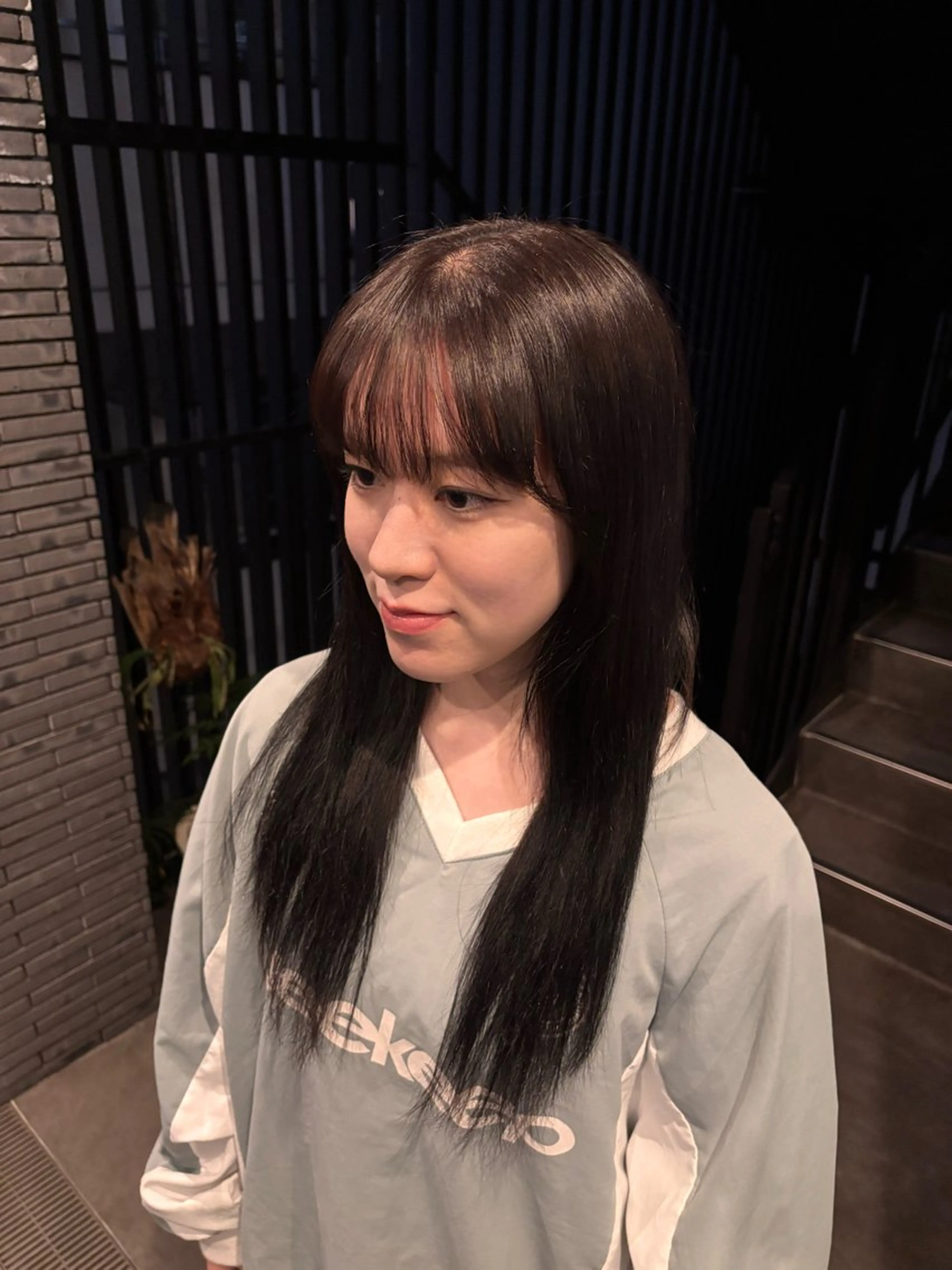 カラー ブラウンカラー ラベンダーカラー loty すずなのヘアスタイル