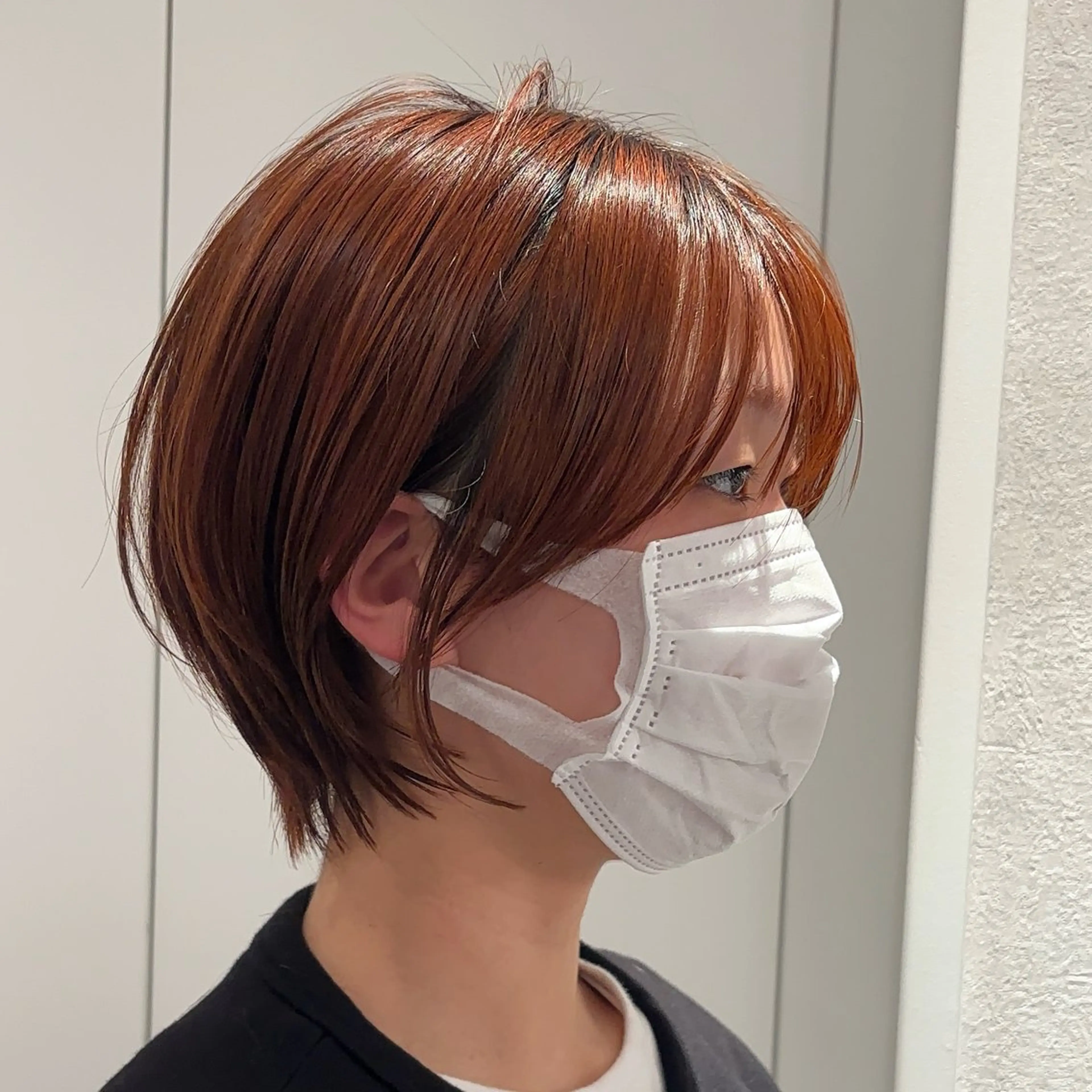 ショート 結べるレイヤーカット /カラー/あさかのヘアスタイル