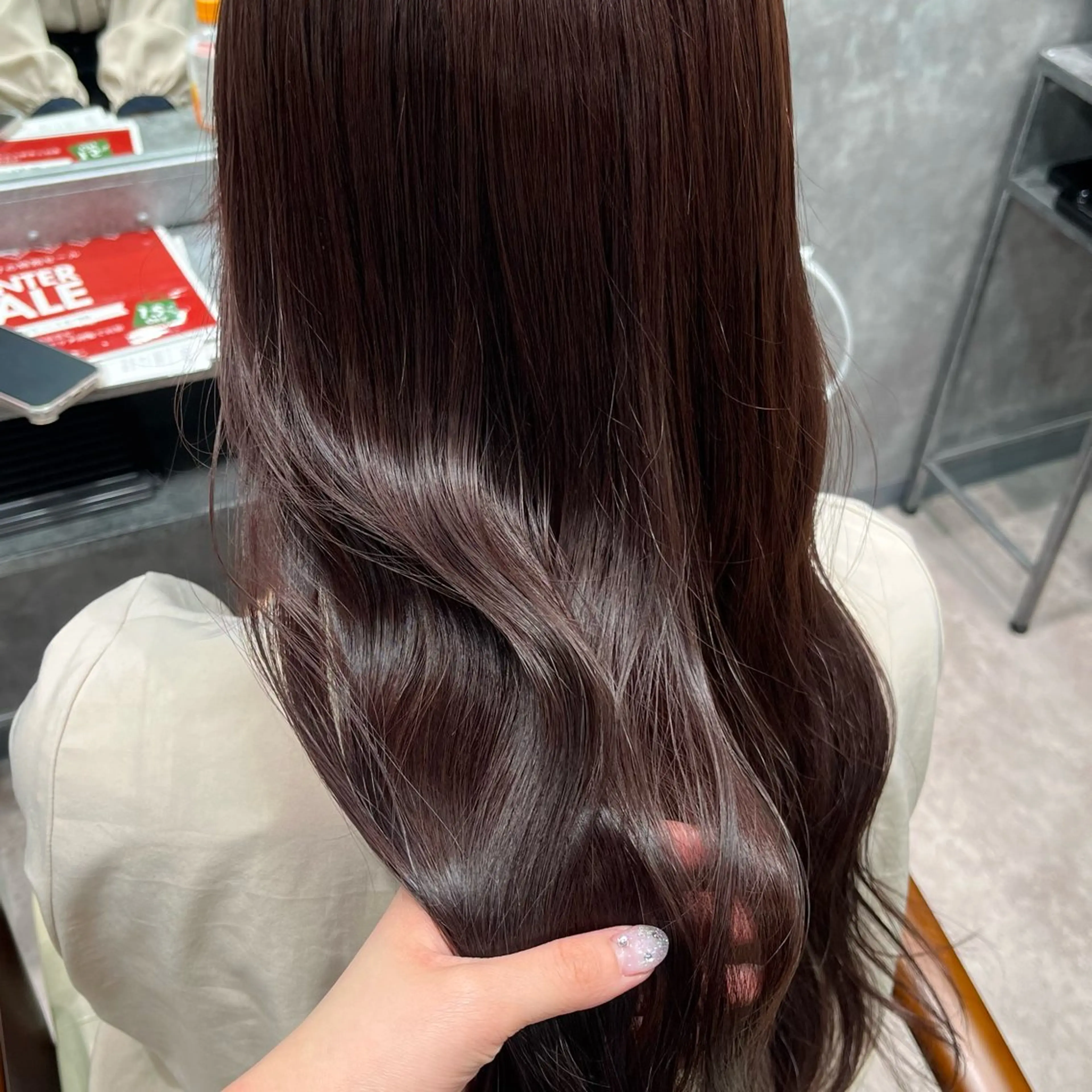 ロング カラー 勝 瑞貴のヘアスタイル