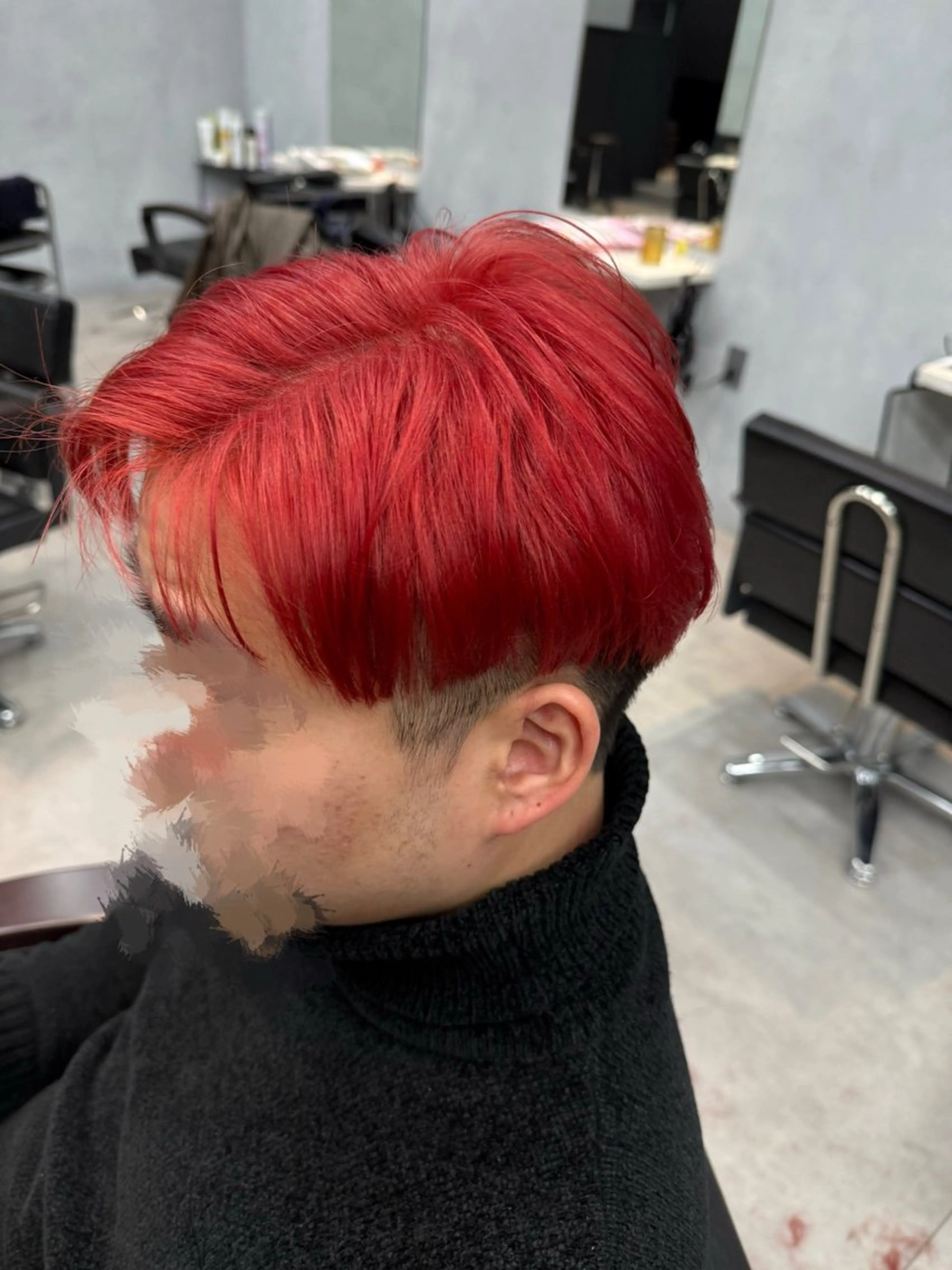 ショート カラー メンズ カット ヘアカラー トリートメント Nene 🪽🤍推しカラーのヘアスタイル