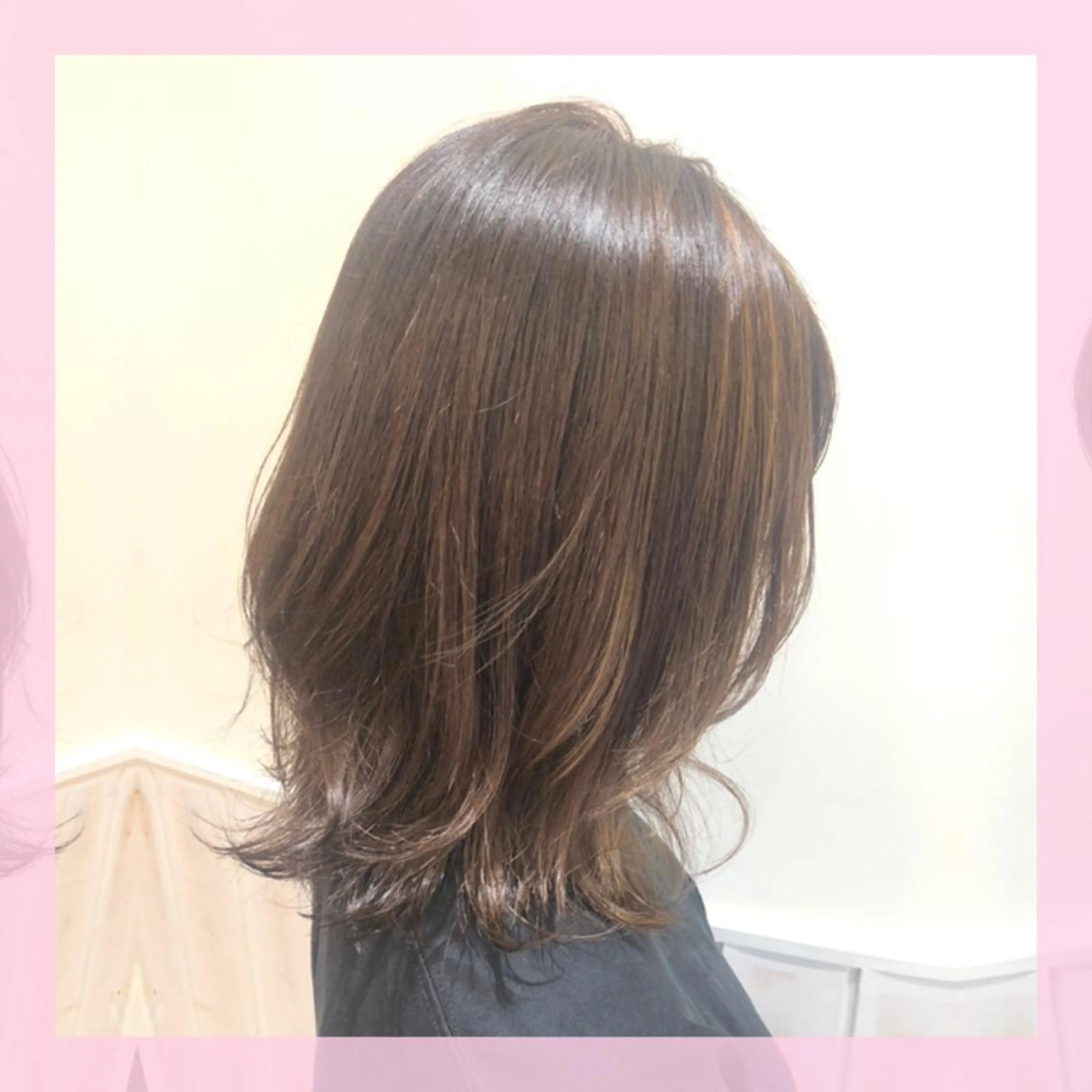 ミディアム カラー ベージュカラー カット ヘアカラー トリートメント plum.所属・🍒前川 🍒のヘアスタイル