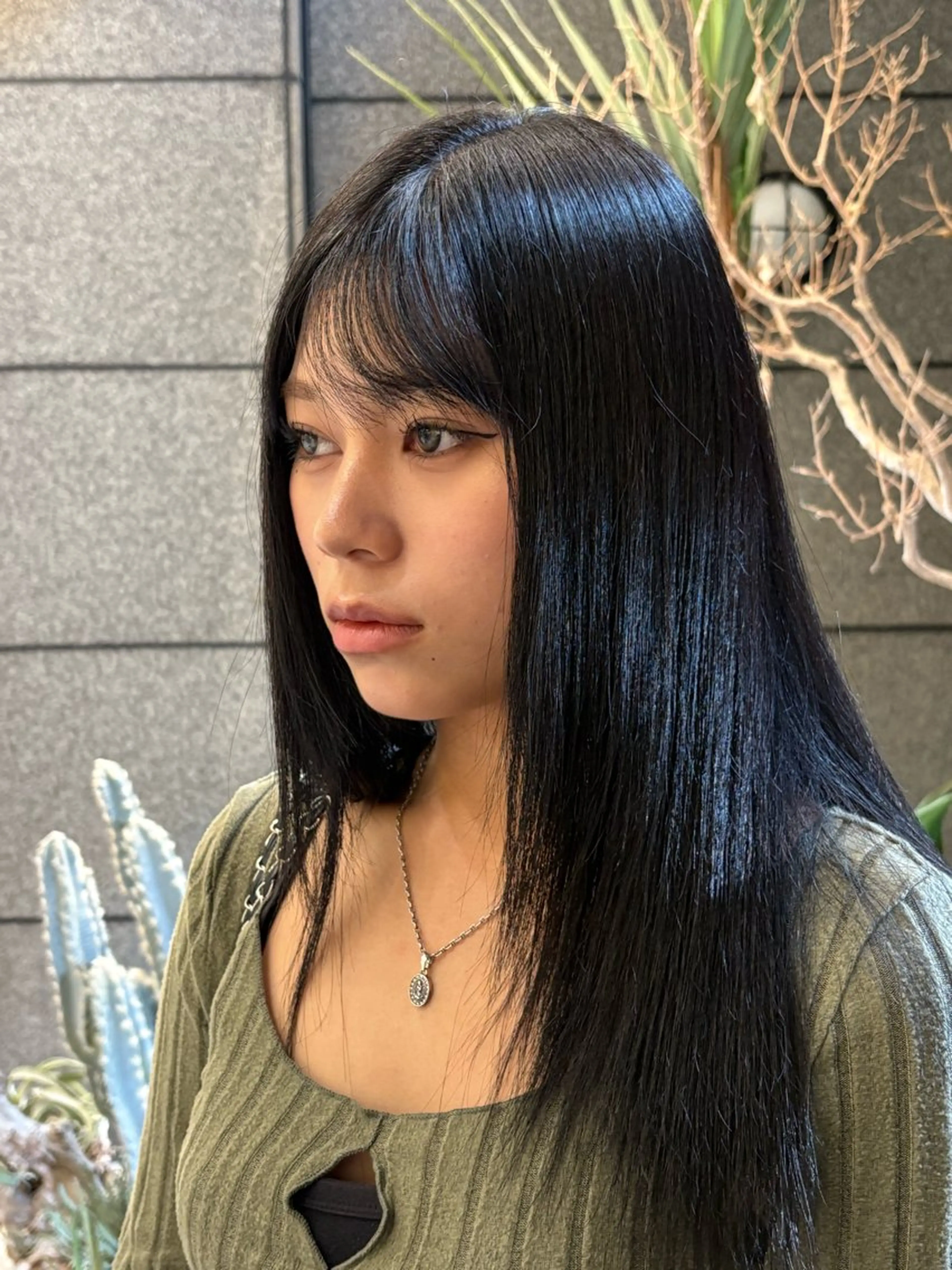 セミロング カラー ブリーチ ケアブリーチ ダブルカラー グラデーションカラー ハイライトカラー 似合わせカラー/ RENのヘアスタイル