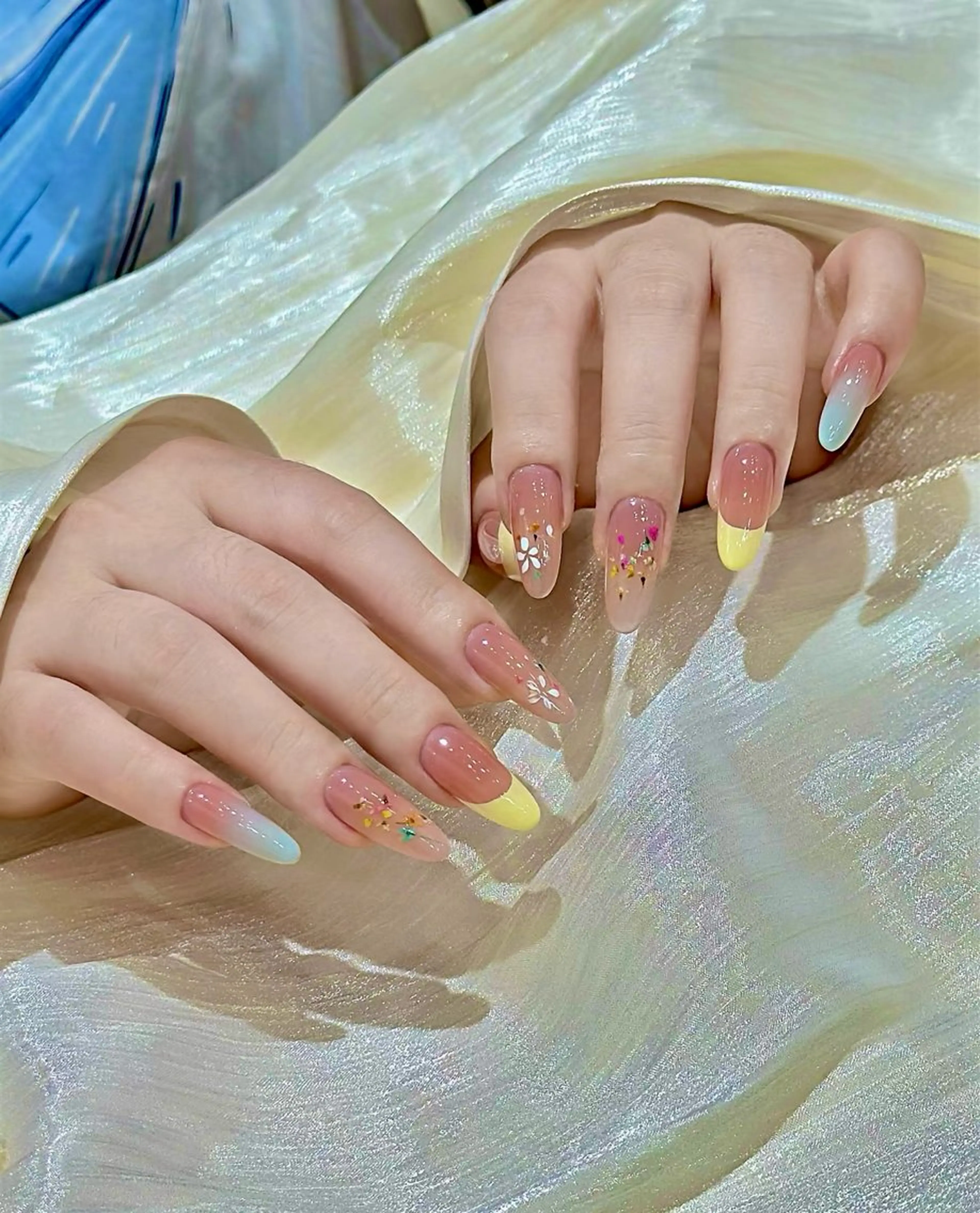 ネイル フレンチネイル ワンホンネイル Daisy Nailsのネイルデザイン