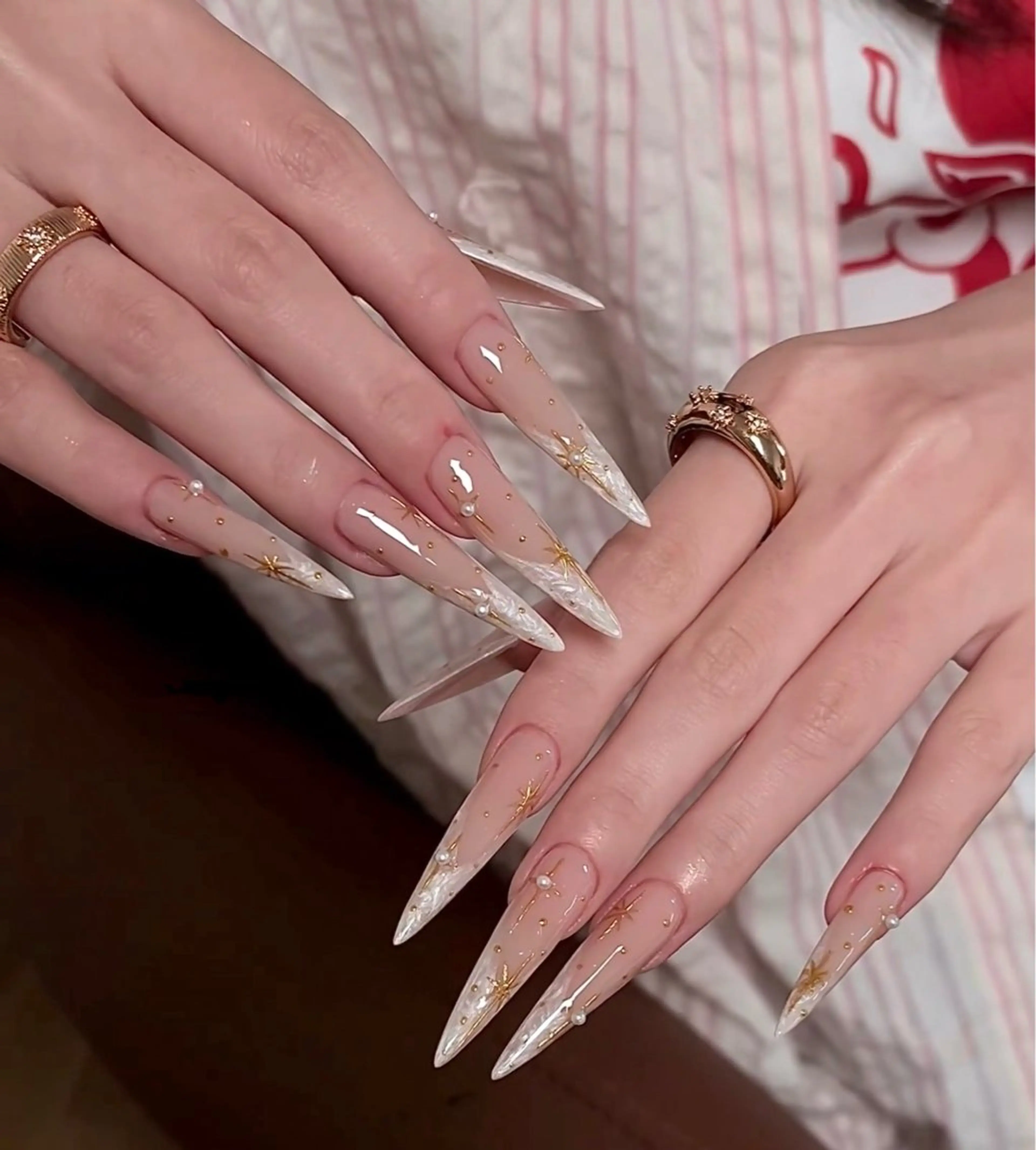 ネイル オーロラネイル フラワーネイル フットネイル フレンチネイル ジェルネイル ハンドネイル 長さだし専門 ありさのネイルデザイン