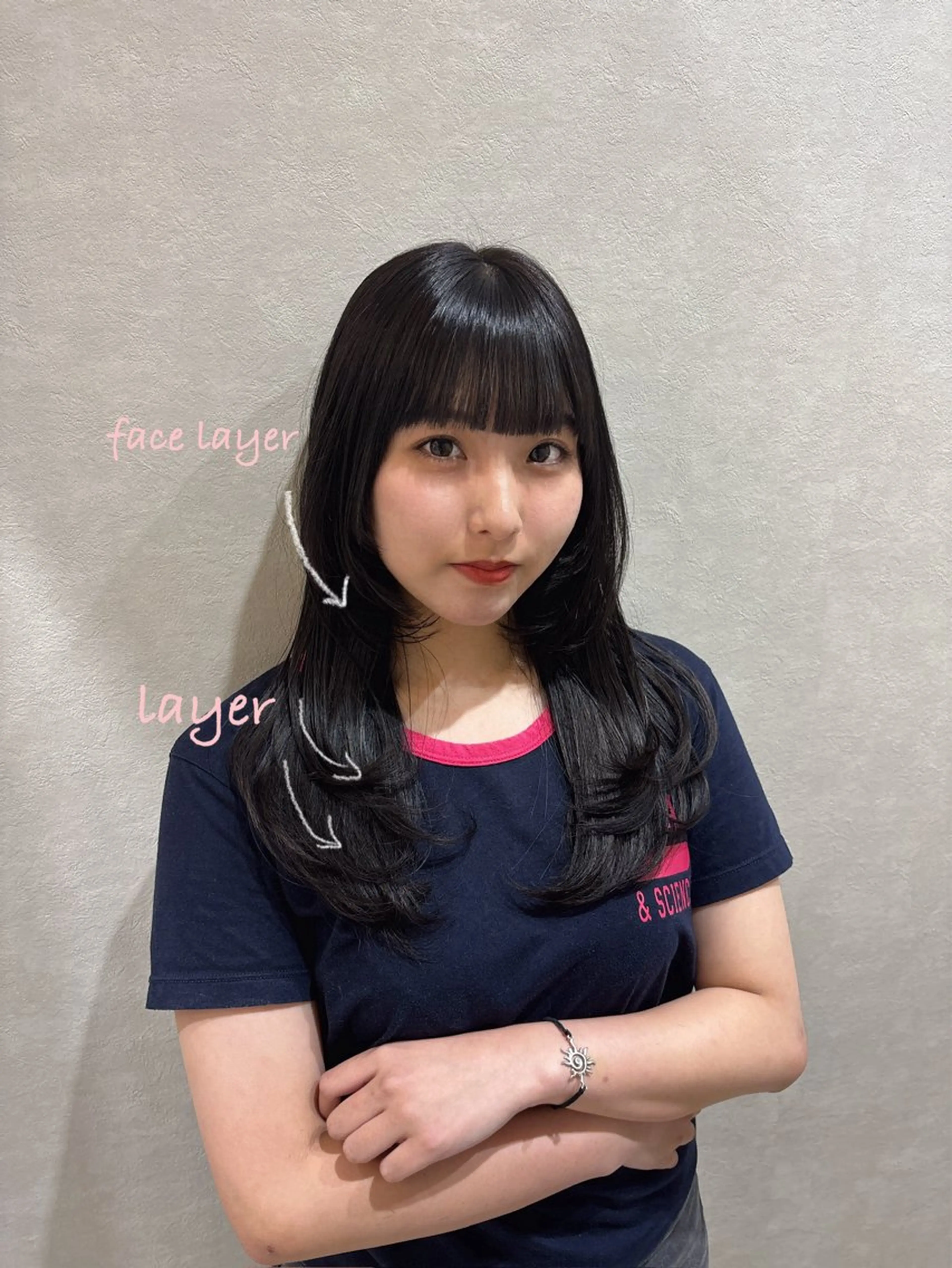 ロング レイヤーカット カット ヘアカラー トリートメント "今"だけでない美髪 KOTOMIのヘアスタイル