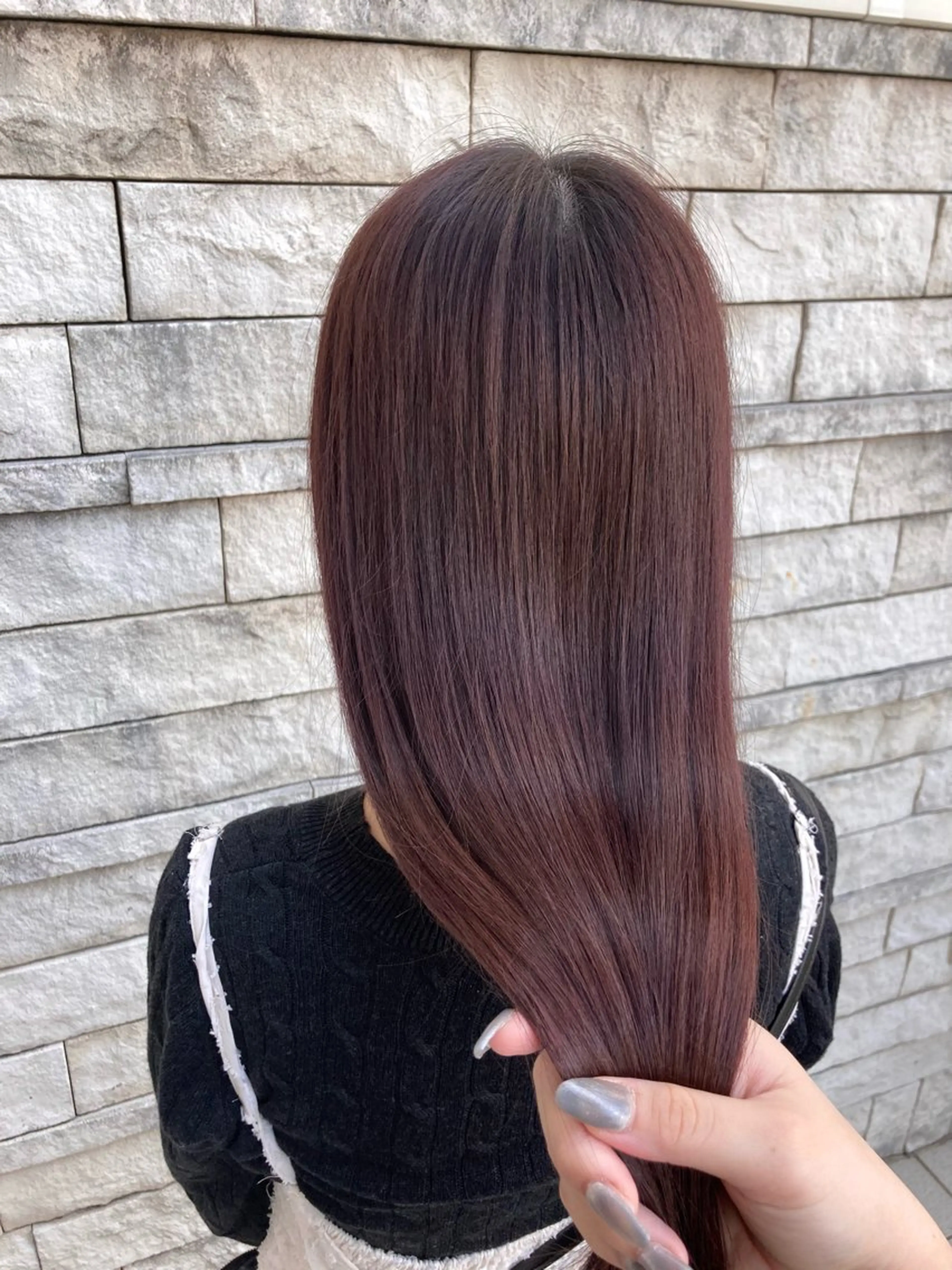 ロング トリートメント ヘアカラー トリートメント ピンクカラー🎀 米津 美佑のヘアスタイル